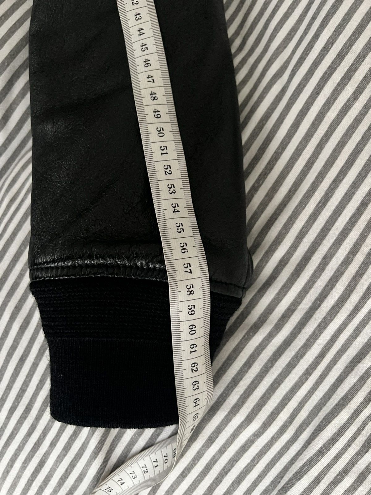 Saint Laurent Paris Saint Laurent MA-1 Leather Bomber Jacket Size US M / EU 48-50 / 2 - 8 Thumbnail