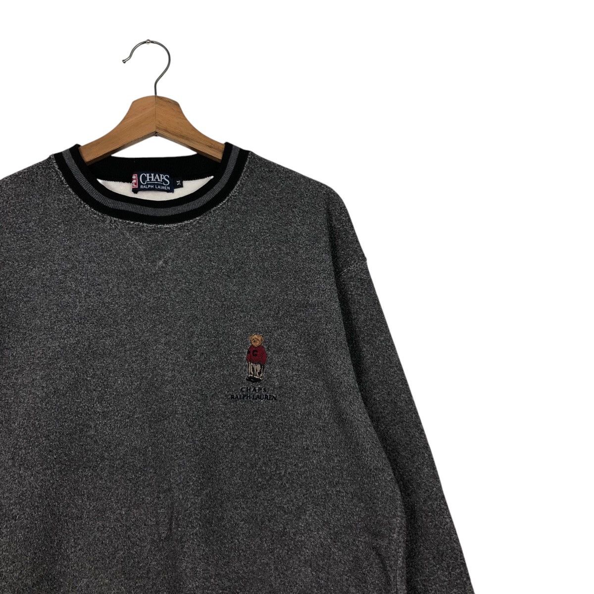 Japanese Brand × Vintage 📌Vintage Sweatshirt Crewneck Chaps Ralph Lauren Bear Logo Size US M / EU 48-50 / 2 - 7 Thumbnail