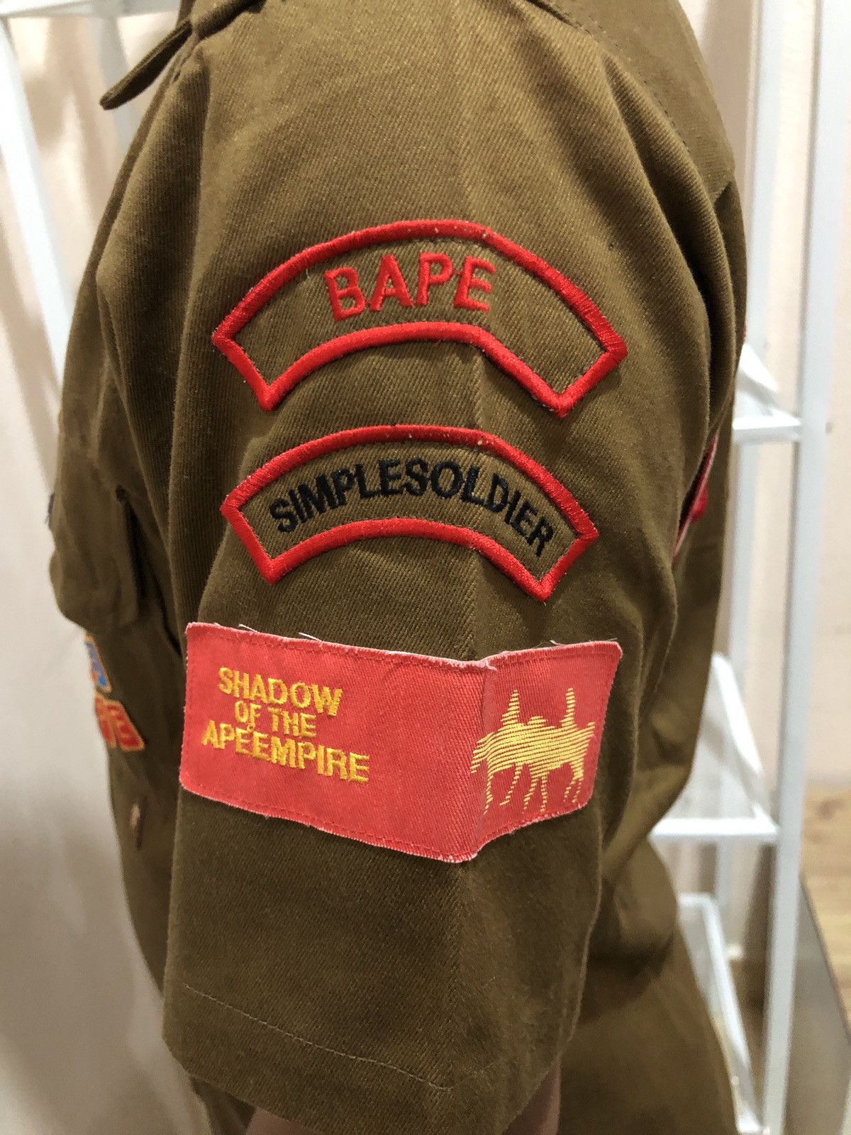 Bape RARE OG Vintage 1999 Ape Scout Shirts Size US S / EU 44-46 / 1 - 6 Thumbnail