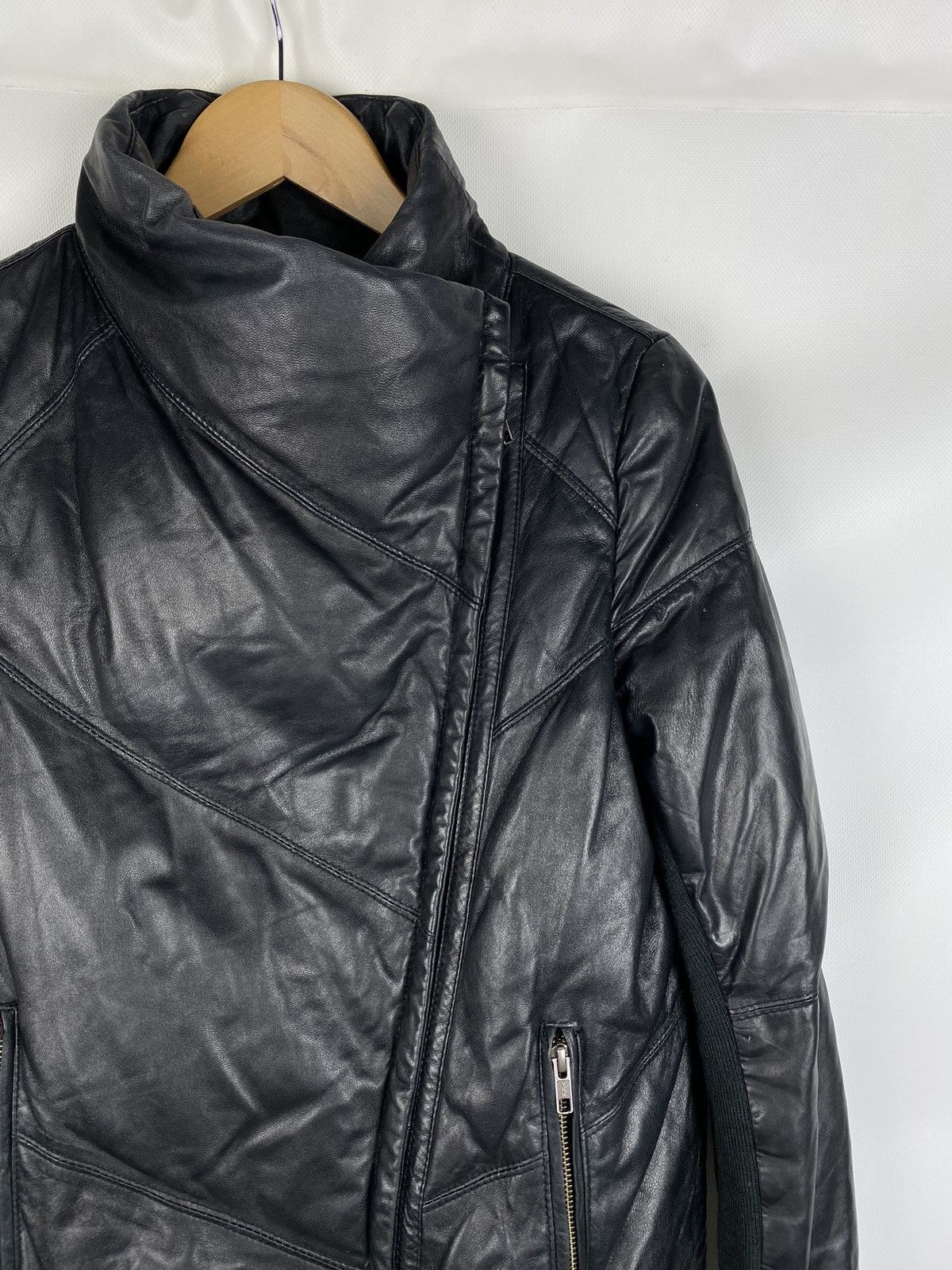 Muubaa Muubaa ladies avant-garde leather puffer down jacket Size M / US 6-8 / IT 42-44 - 3 Thumbnail