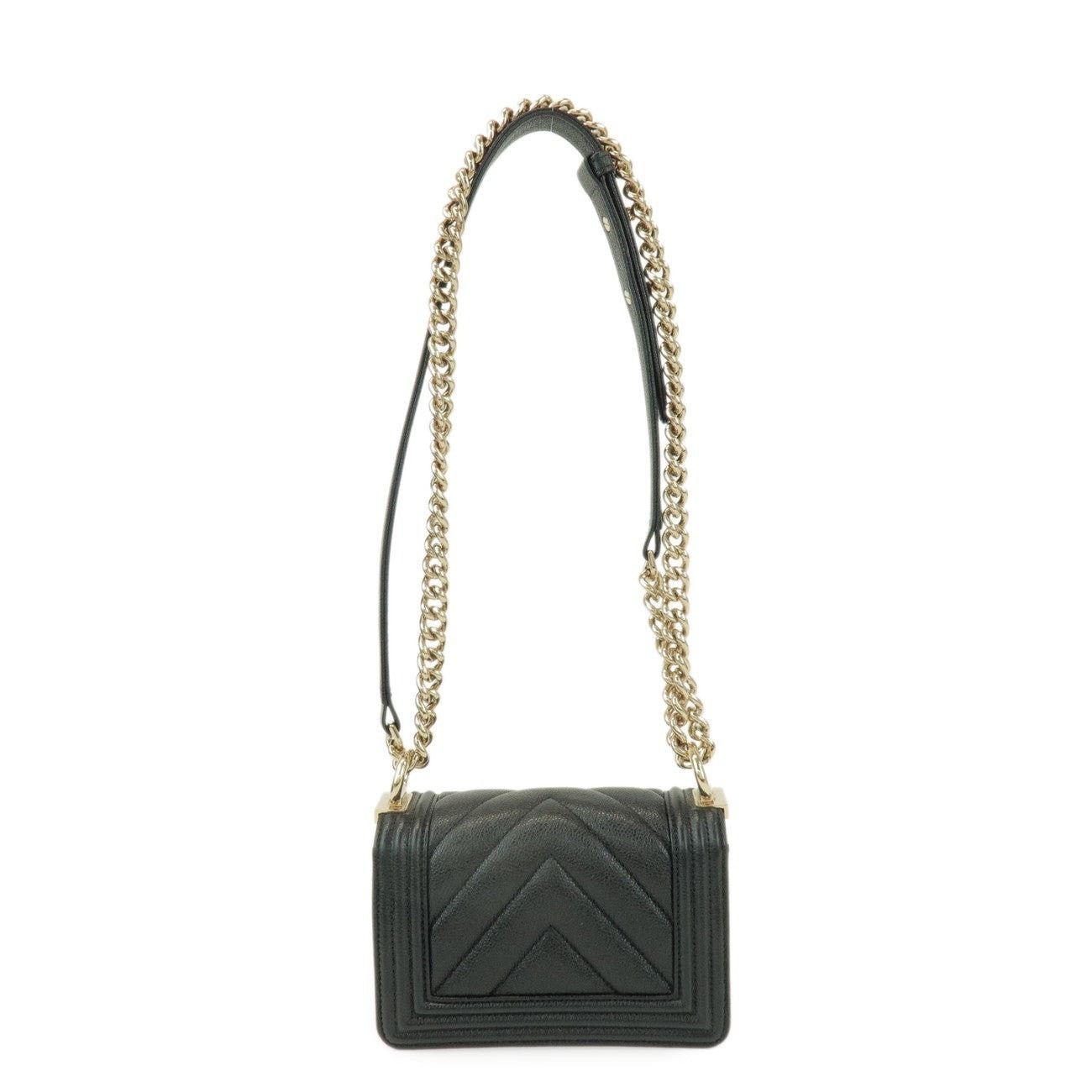Chanel Chanel Boy Chanel Mini V Stitch Caviar Leather Shoulder Bag Size ONE SIZE - 2 Thumbnail