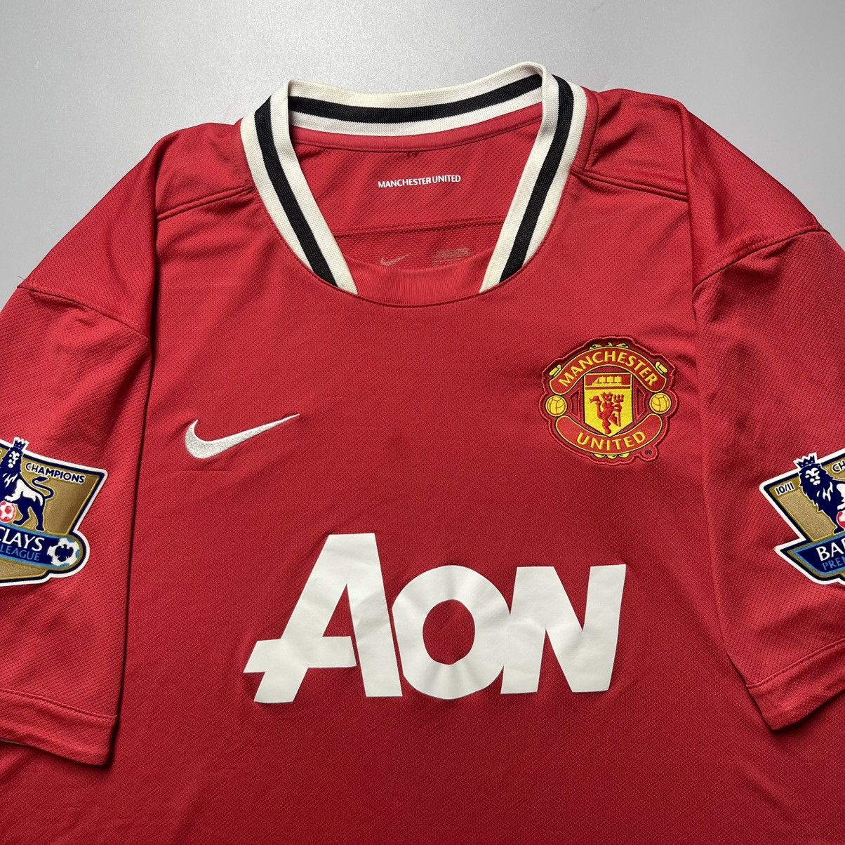 Nike MAN UNITED NIKE 2011/2012 FOOTBALL HOME JERSEY #13 PARK Size US XXL / EU 58 / 5 - 4 Thumbnail