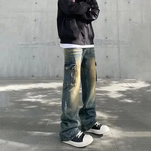Japanese Brand Fashion Straight-leg Pocket Vintage Denim Size US 30 / EU 46 - 3 Thumbnail