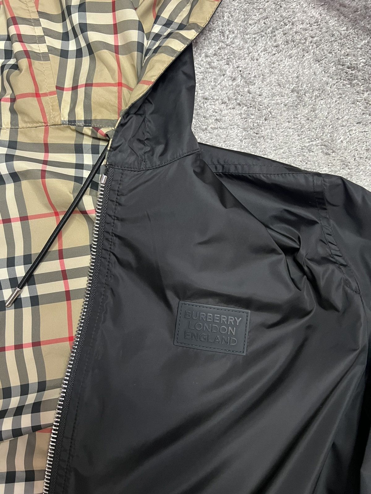 Burberry Burberry Reversible Vintage Check Hooded Jacket Size US S / EU 44-46 / 1 - 4 Thumbnail