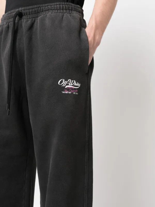 Off-White o1mle0225 Wave Skate Sweatpants & Joggers in Black Size US 32 / EU 48 - 5 Thumbnail