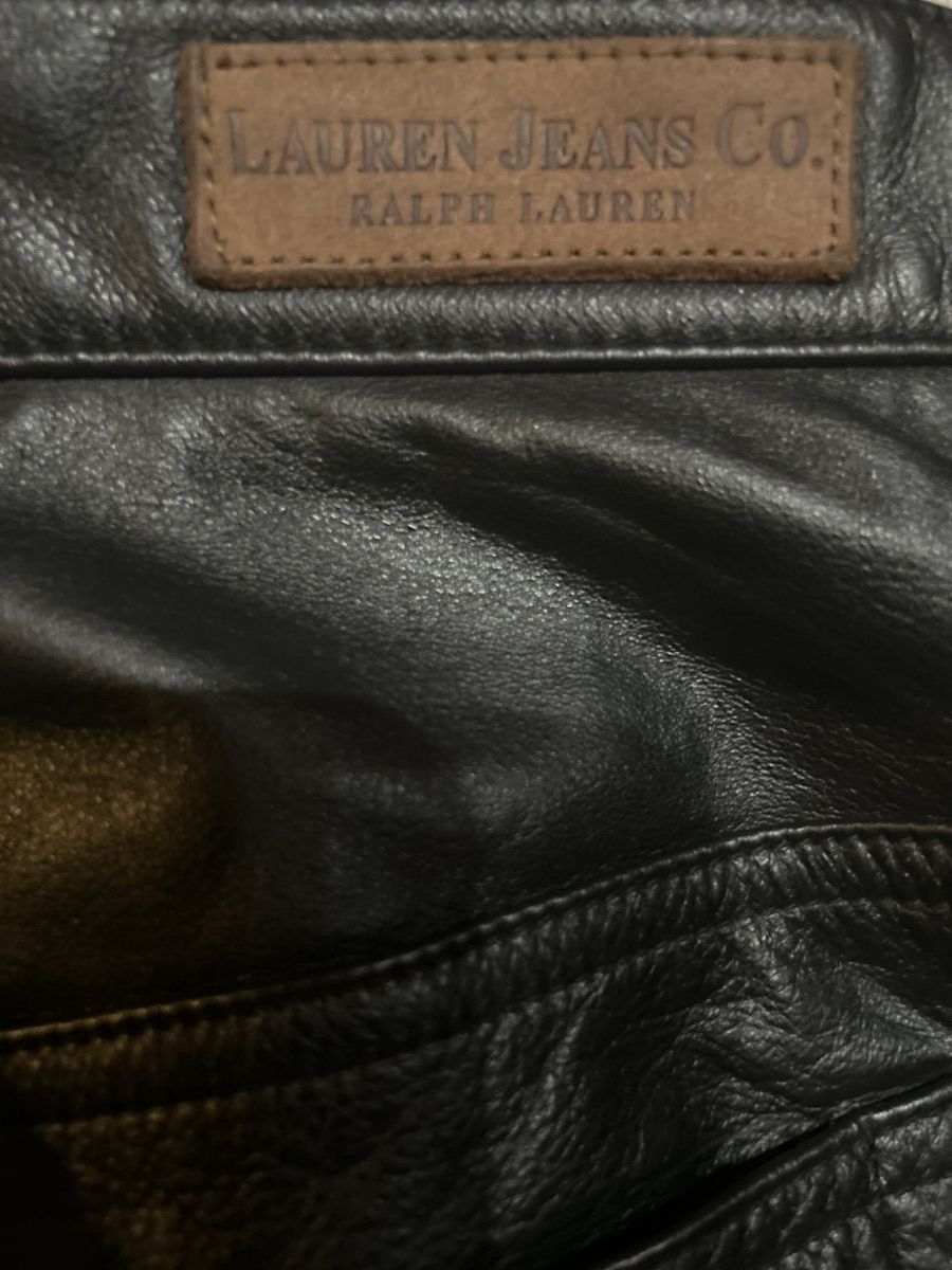 Ralph Lauren Leather Jeans