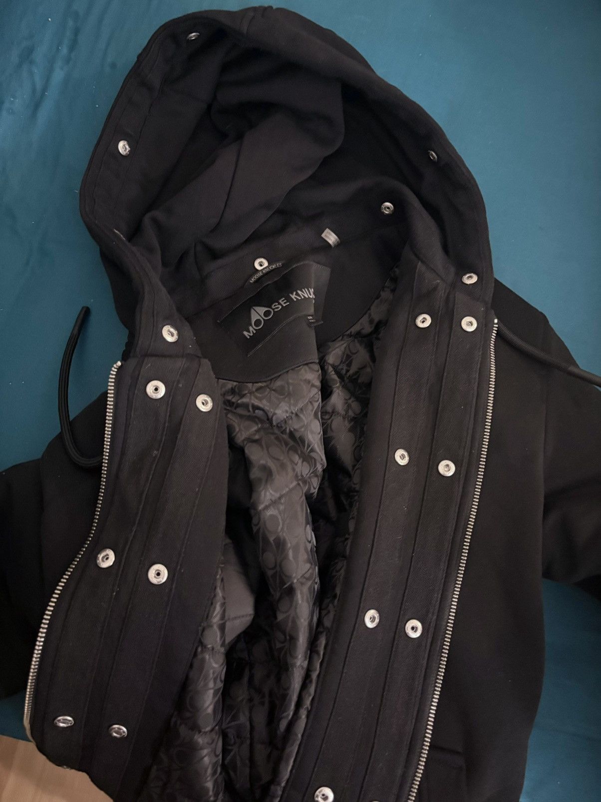 Moose Knuckles Moose Knuckes Black Fur Bunny Hoodie Size US M / EU 48-50 / 2 - 5 Thumbnail