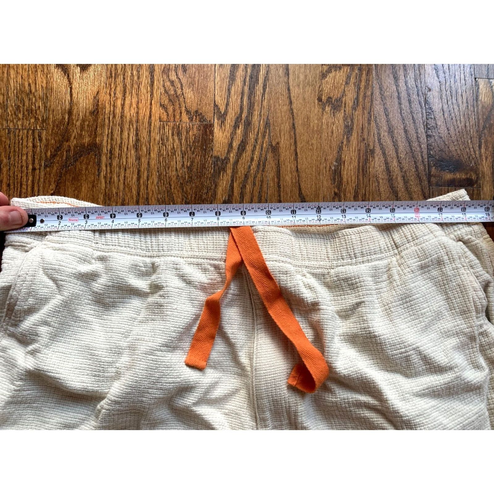 The Territory Ahead Territory Ahead Pants Mens 2XL Ivory Knit Drawstring Lounge Size US 39 - 5 Thumbnail