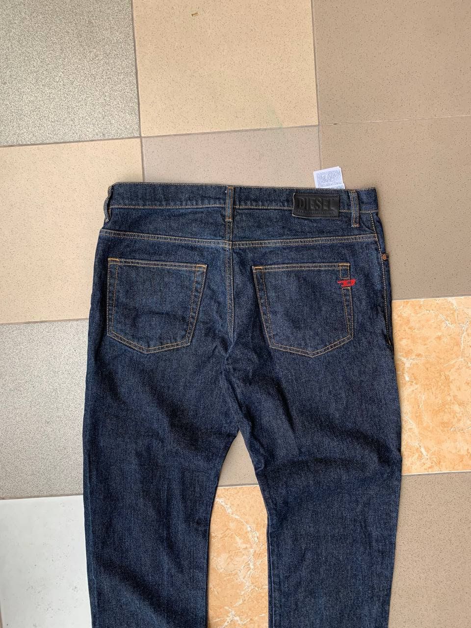 Diesel × Japanese Brand Vintage Diesel Jeans slim D-strukt Stretch Red Logo Size US 33 - 7 Thumbnail