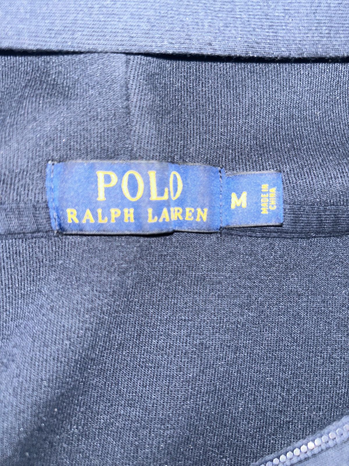 Polo Ralph Lauren raulph lauren zip up dark blue gray logo Size US M / EU 48-50 / 2 - 5 Thumbnail