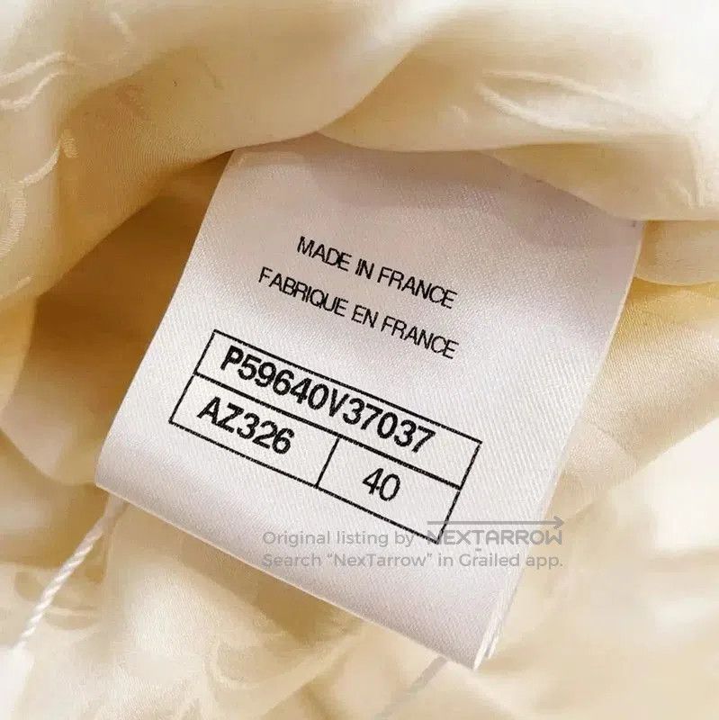 Chanel Chanel Beige Long Sleeve Cardigan for Women . Size L / US 10 / IT 46 - 6 Thumbnail