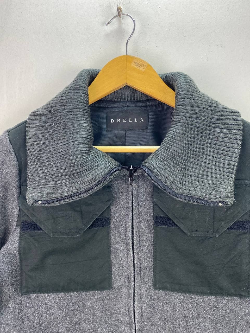 Japanese Brand japanese brand two tone wool jacket nice design Size US M / EU 48-50 / 2 - 2 Thumbnail