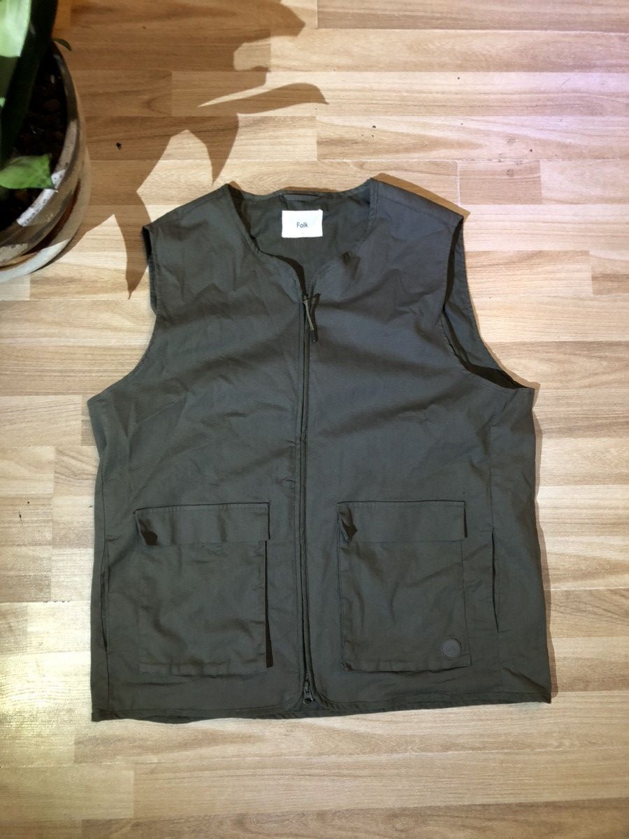 Folk Folk Grey Vest Size 5 Gilet Size US XL / EU 56 / 4 - 1 Thumbnail
