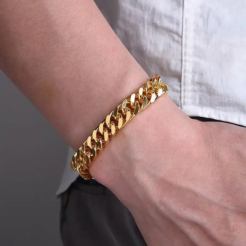 Jewelry 3-11mm Thick Waterproof Chain Bracelet Size ONE SIZE - 1 Thumbnail