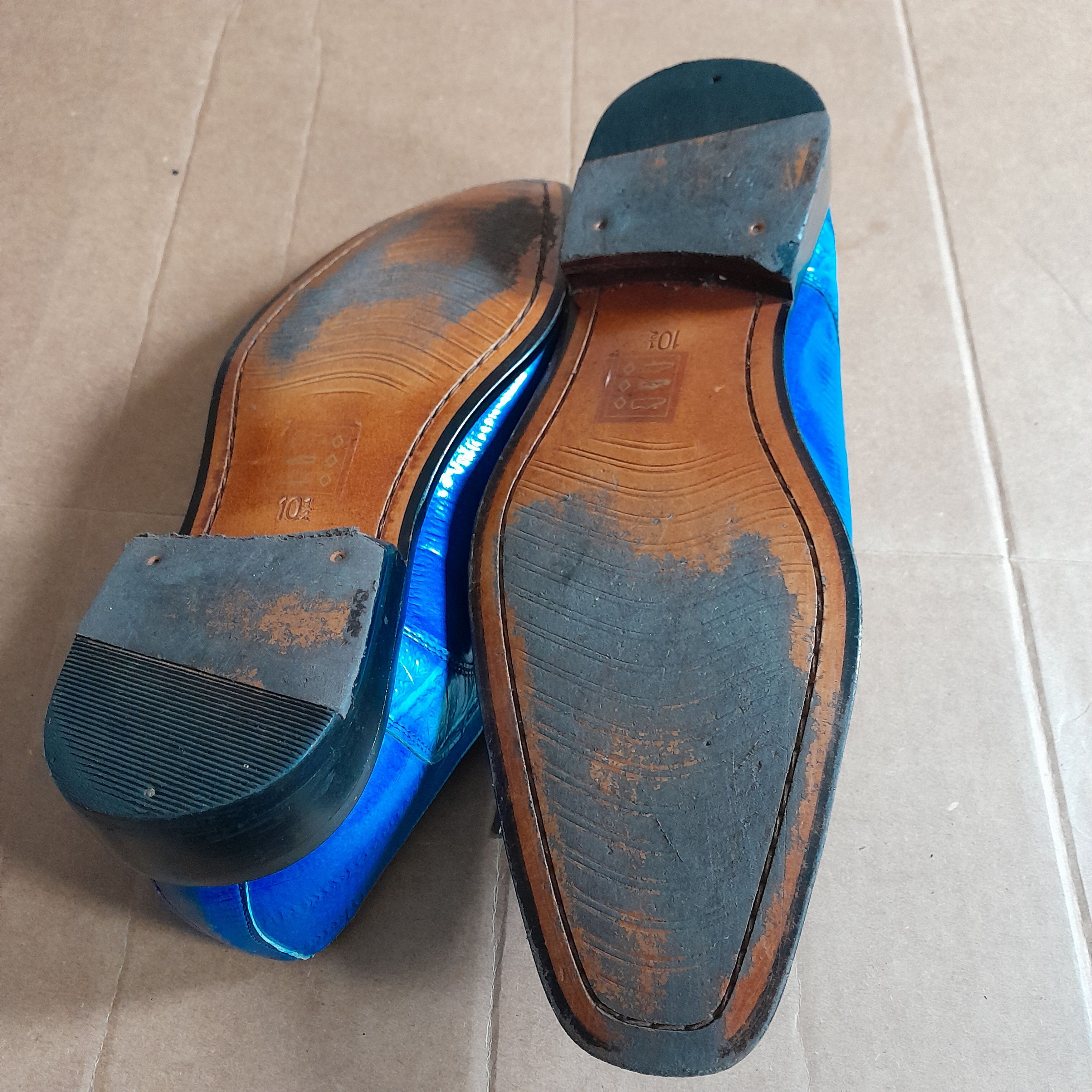 Other Liberty Men’s Exclusives LS1057 Dress Shoes Blue Size US 10.5 / EU 43-44 - 7 Thumbnail