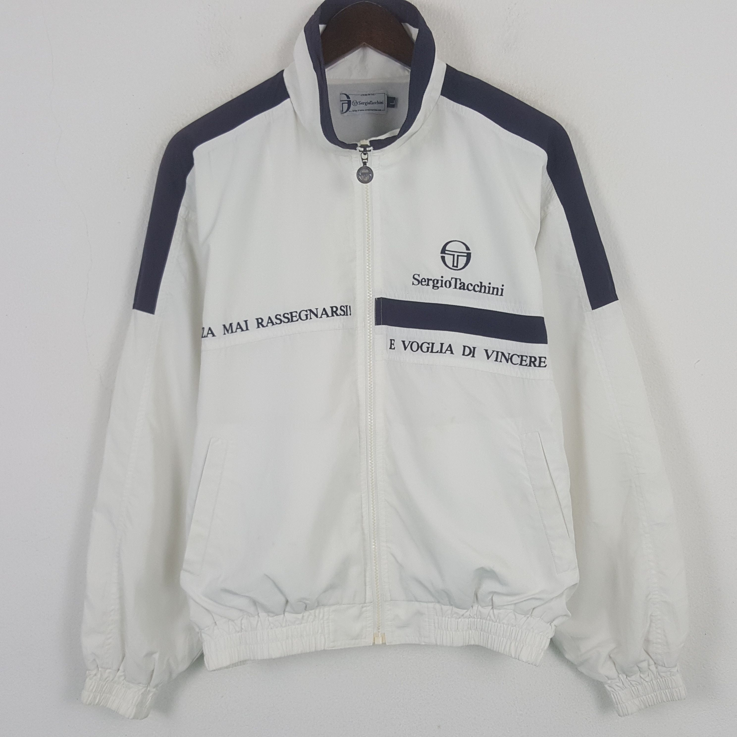 Sergio Tacchini Vintage Sergio Tacchini Windbreaker Japan Jacket Size US L / EU 52-54 / 3 - 1 Thumbnail