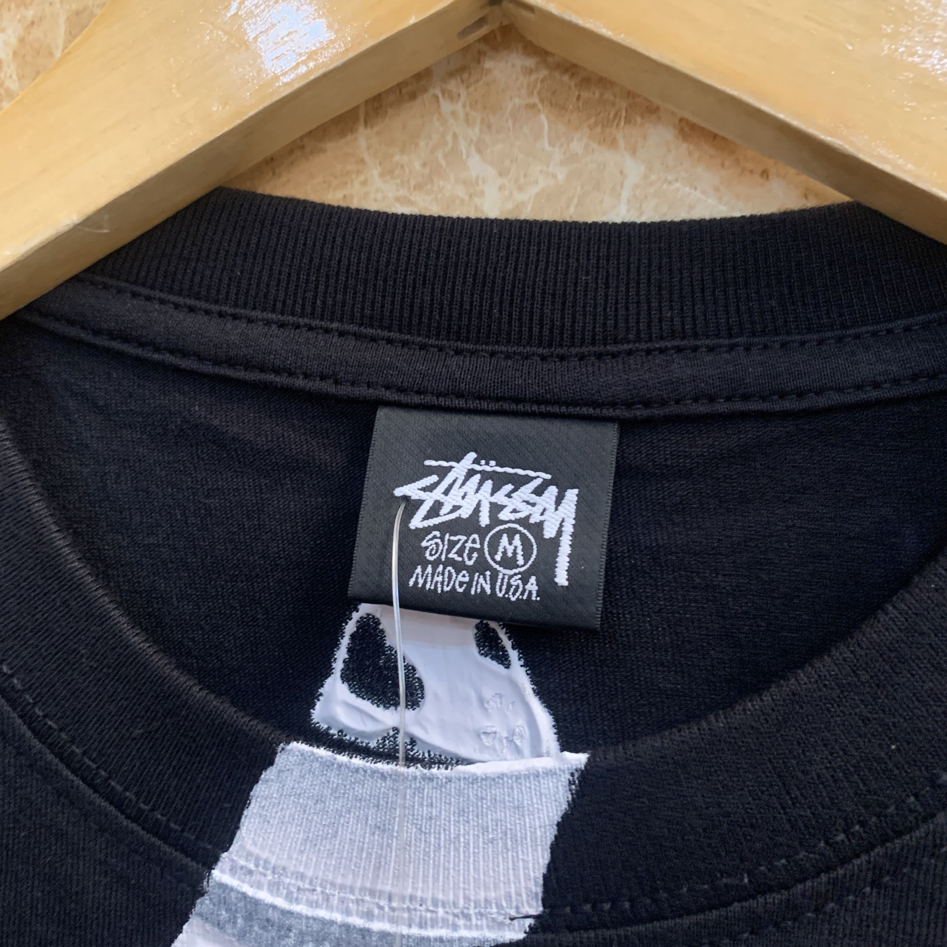Stussy Stussy tee black Size US M / EU 48-50 / 2 - 5 Thumbnail
