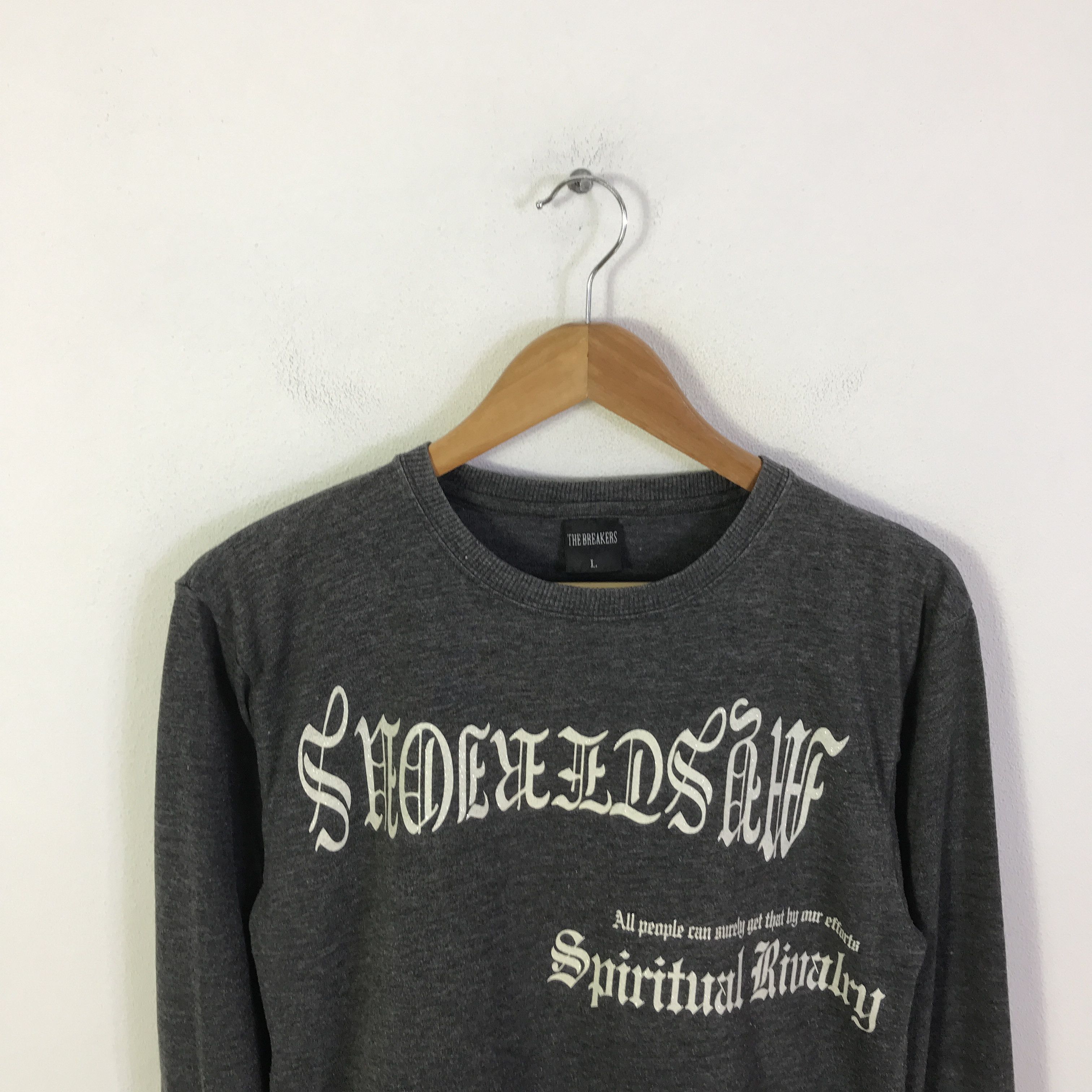 Japanese Brand punk style the destiny long sleeve t-shirt K93B17 Size US L / EU 52-54 / 3 - 3 Thumbnail