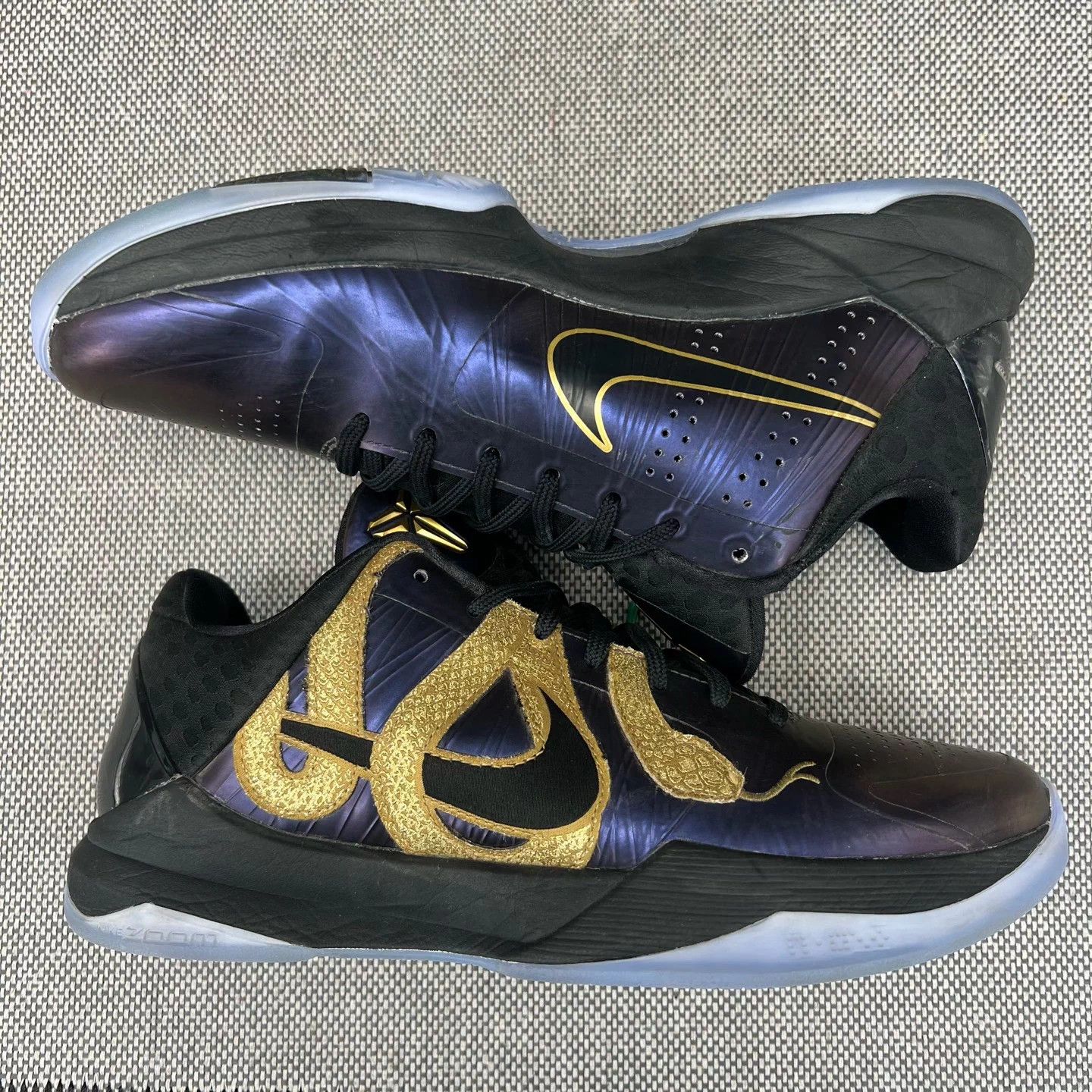 Nike zk5 Snake BlackPurpleGold 42 Mint Minor Heel Repair Size US 9 / EU 42 - 3 Thumbnail