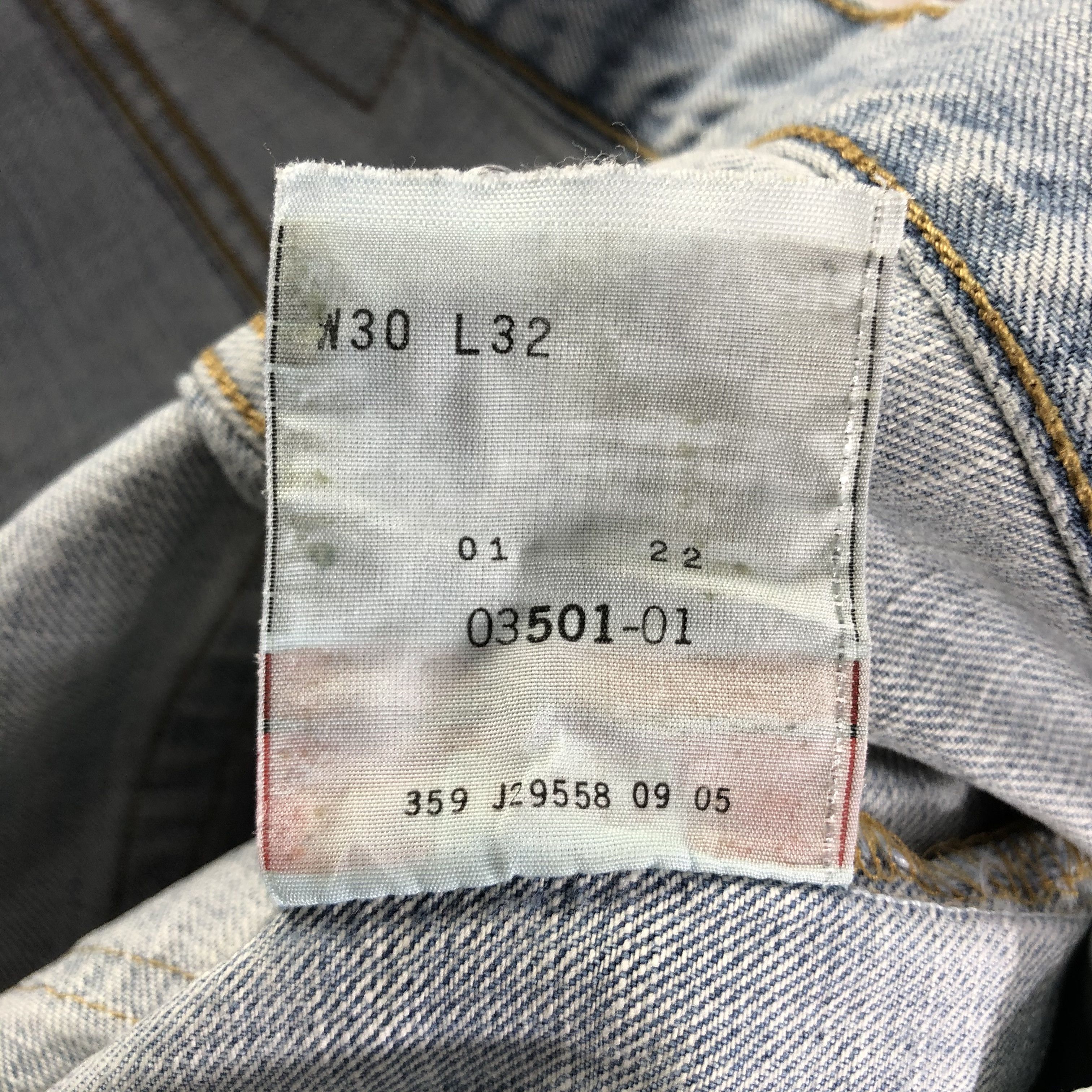 Levi's Vintage 90s Levis 501 Jeans-JM3289 Size US 30 / EU 46 - 11 Thumbnail