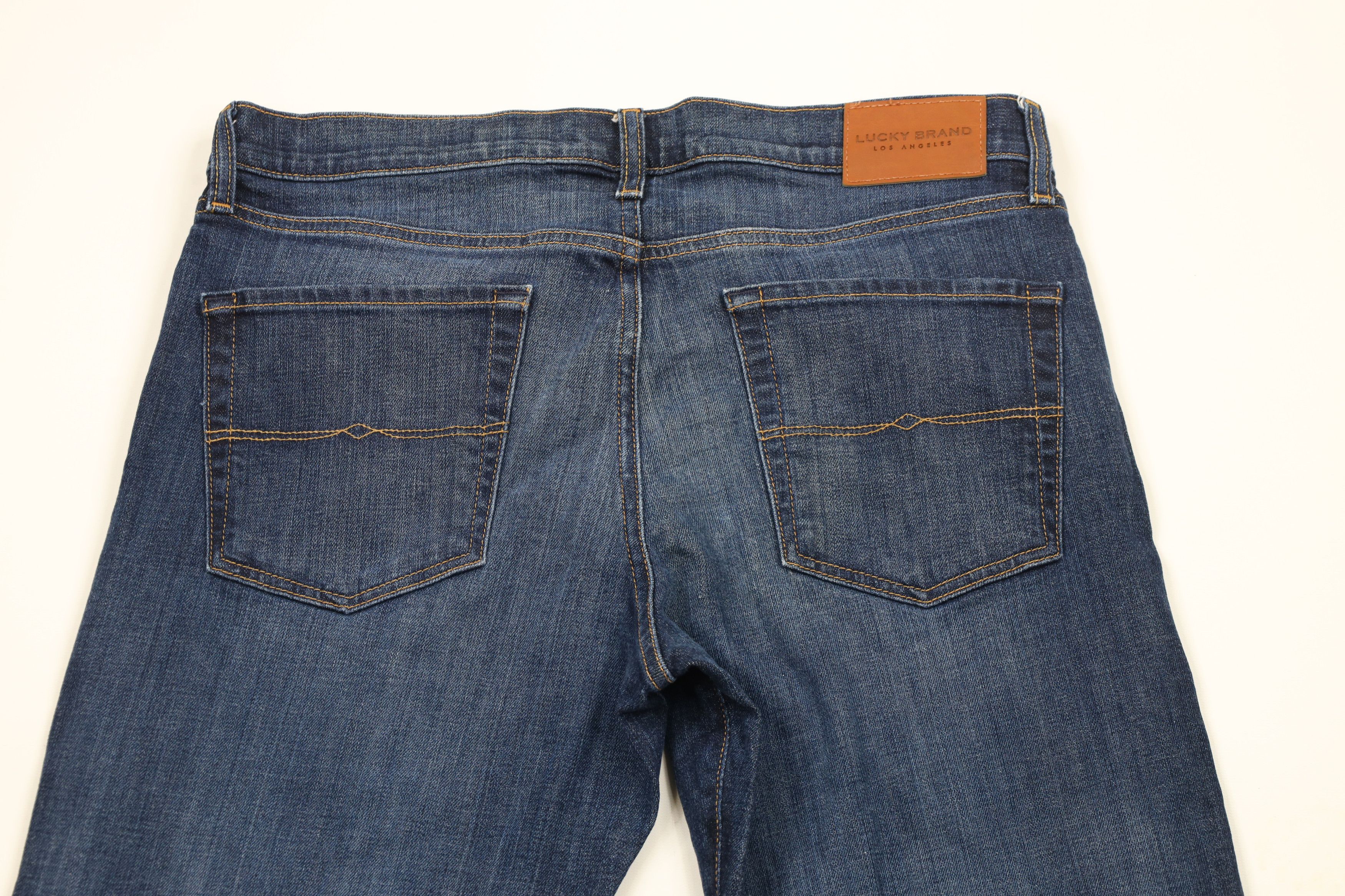 Lucky Brand × Vintage Vintage Lucky Brand Vintage Straight Leg Denim Jeans Blue Size US 33 - 10 Thumbnail
