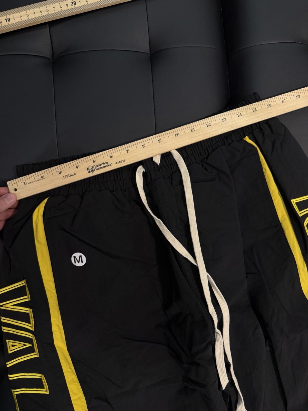 Other Valley Track Black Yellow Drawstring Sweatpants Size Medium Size US 32 / EU 48 - 10 Thumbnail