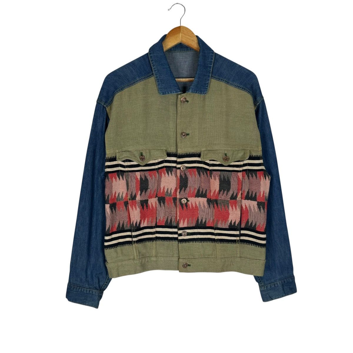 Nicole Club ☀️NICOLE CLUB FOR MEN NATIVE DENIM TYPE 3 JACKET Size US M / EU 48-50 / 2 - 2 Thumbnail
