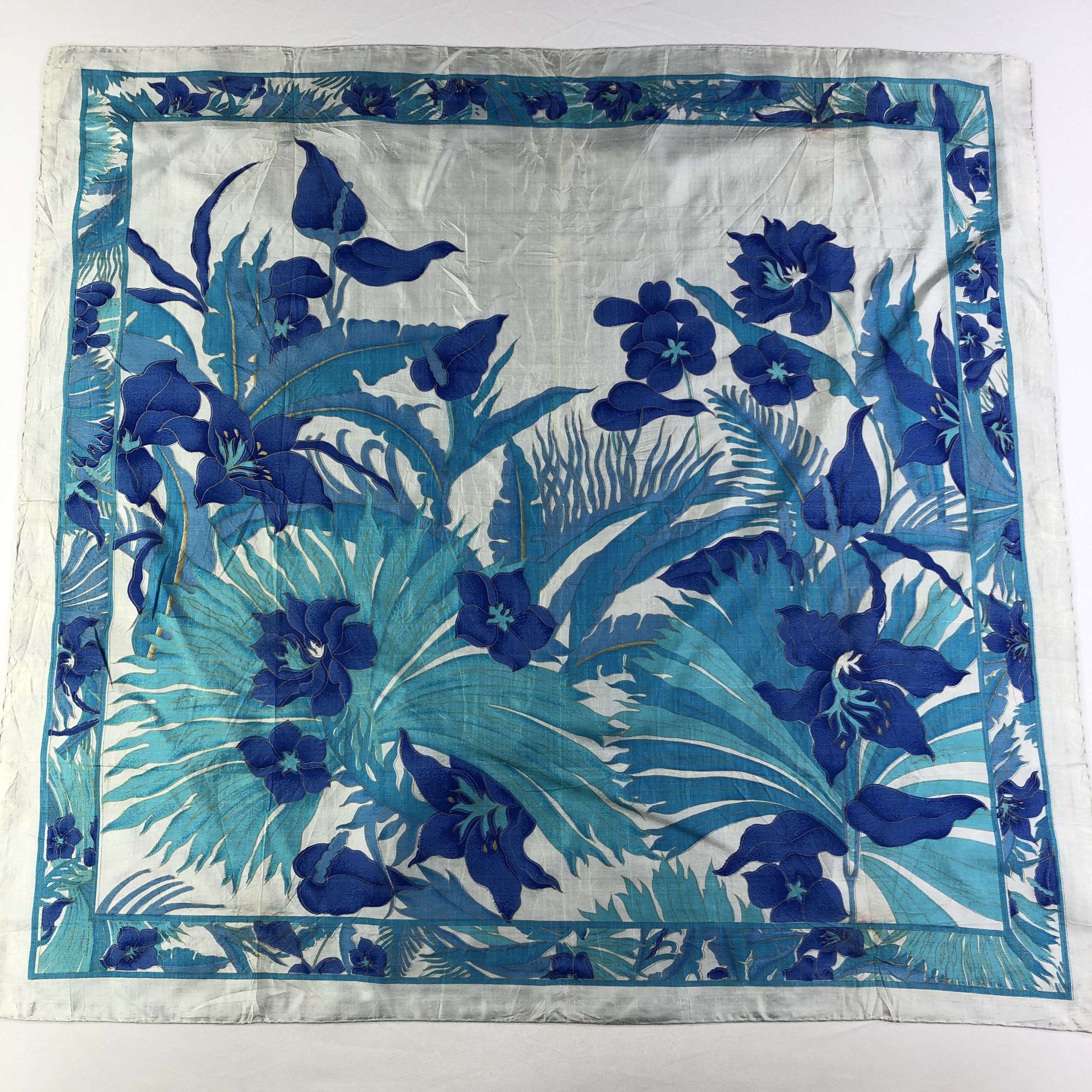 Vintage Vintage Silk Scarf Size ONE SIZE - 2 Thumbnail