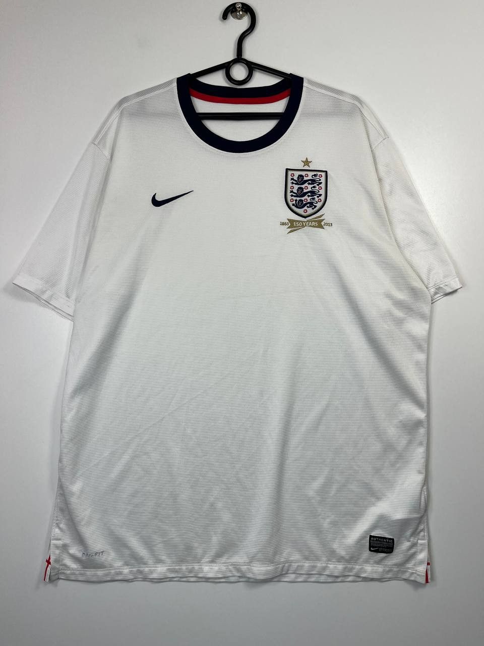 Nike Nike England 150 Years Anniversary 2013 Home Jersey Shirt 2X Size US XXL / EU 58 / 5 - 1 Thumbnail