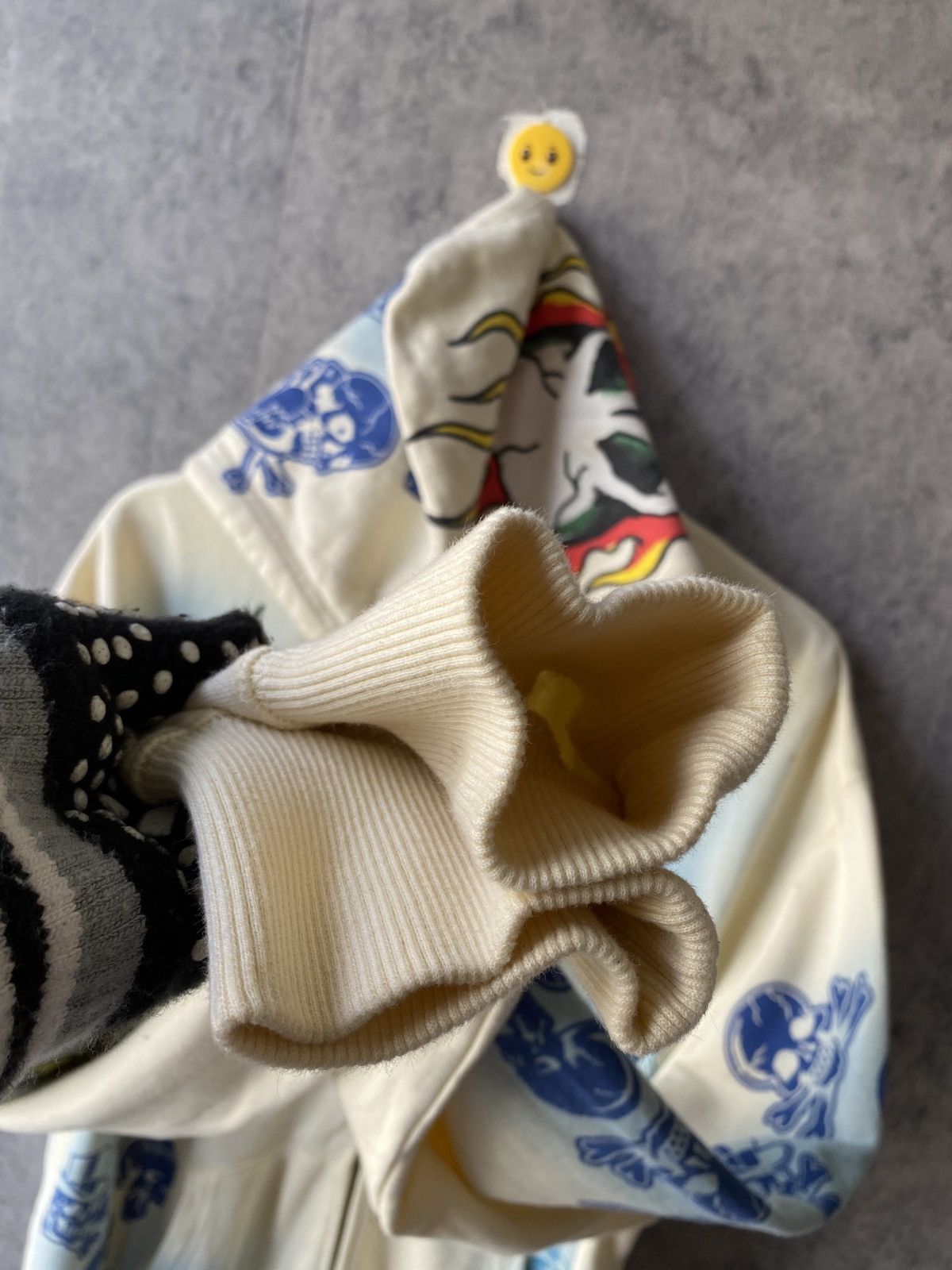 Ed Hardy 2000s Ed Hardy By Christian Audigier Destroyed Tattoo Hoodie Size US XL / EU 56 / 4 - 13 Thumbnail
