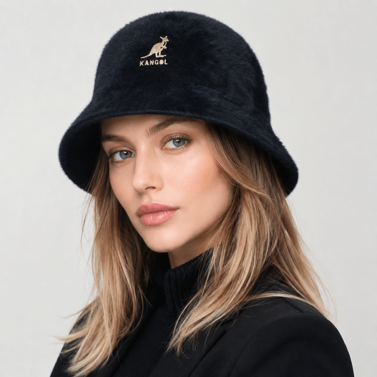 Kangol Kangol Furgora Bucket Hats Mohair Navy Size ONE SIZE - 1 Thumbnail