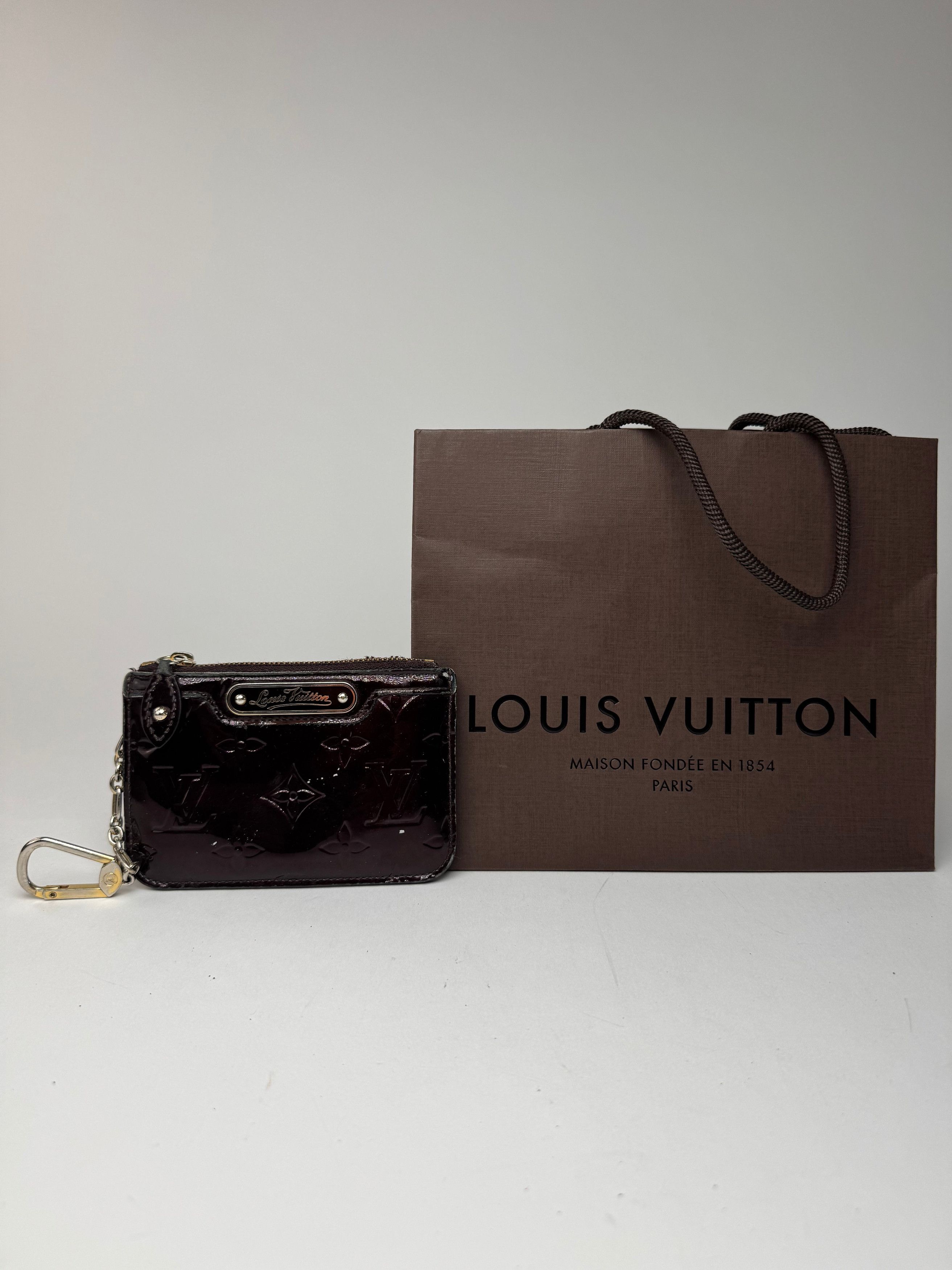 Louis Vuitton Vintage le Dauphine card holder Vernis Leather purple Size ONE SIZE - 1 Thumbnail