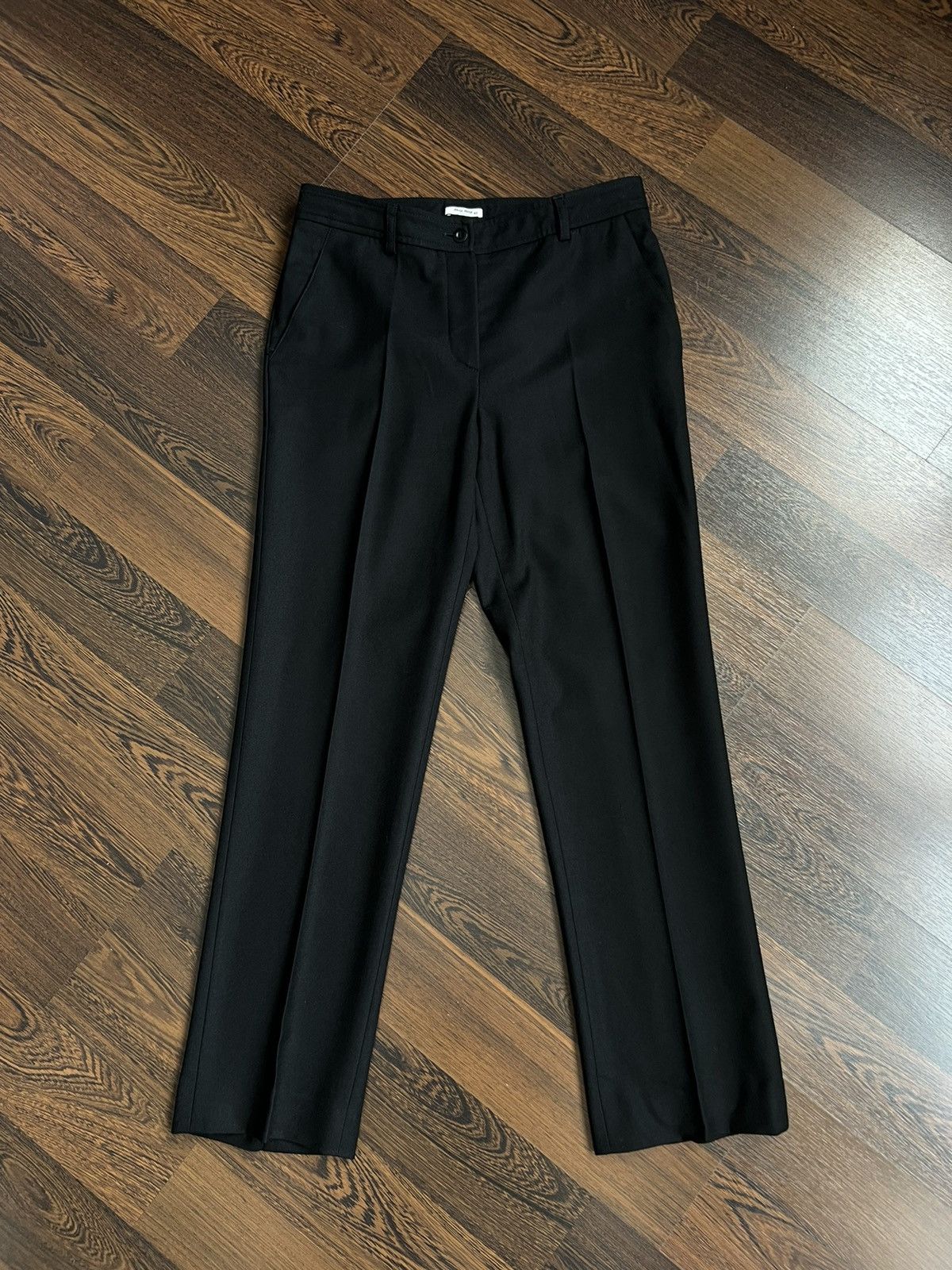 Miu Miu Miu Miu Prada Wool Pants Black Size It 40 Size 27" / US 4 / IT 40 - 5 Thumbnail