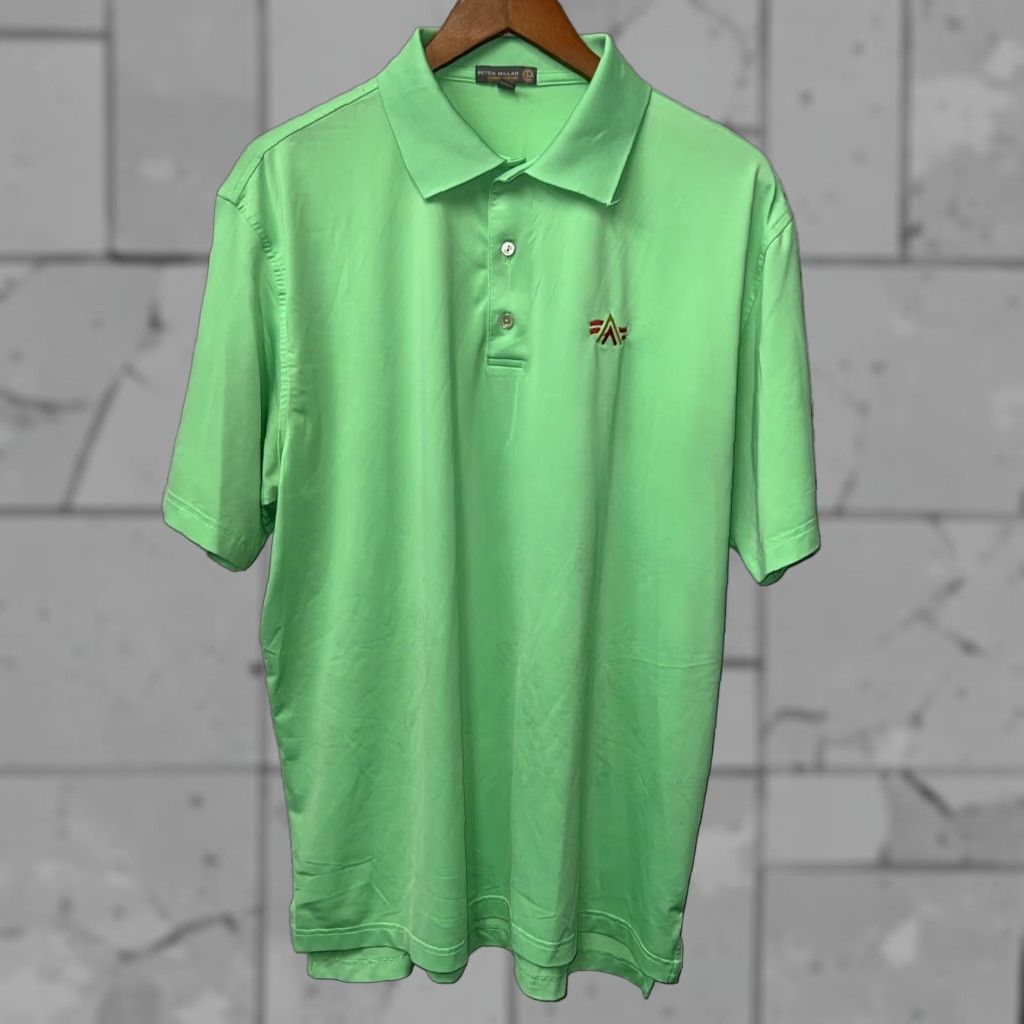 Peter Millar Peter Millar Polo Shirt Mens Large Green Size US L / EU 52-54 / 3 - 1 Thumbnail