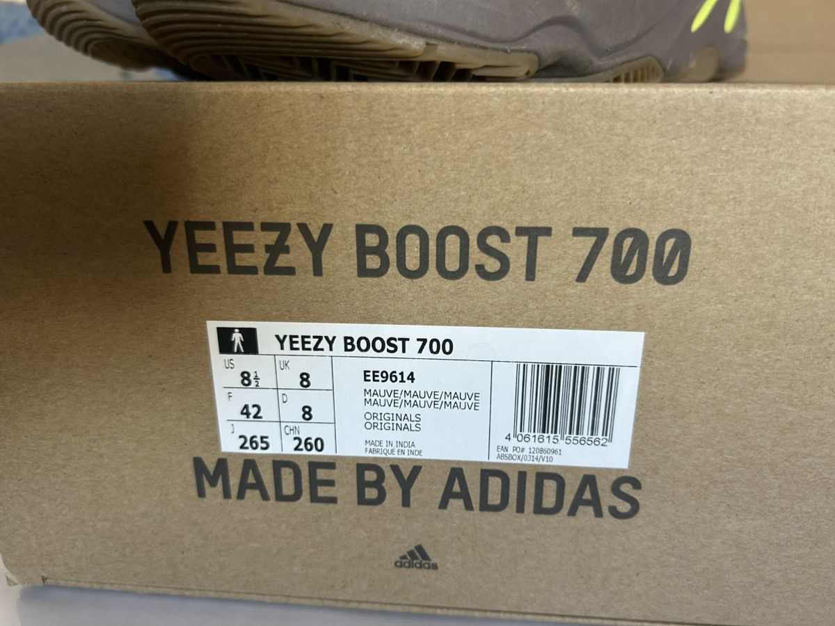Adidas × Kanye West Adidas Yeezy Boost 700 Mauve Size US 8.5 / EU 41-42 - 3 Thumbnail