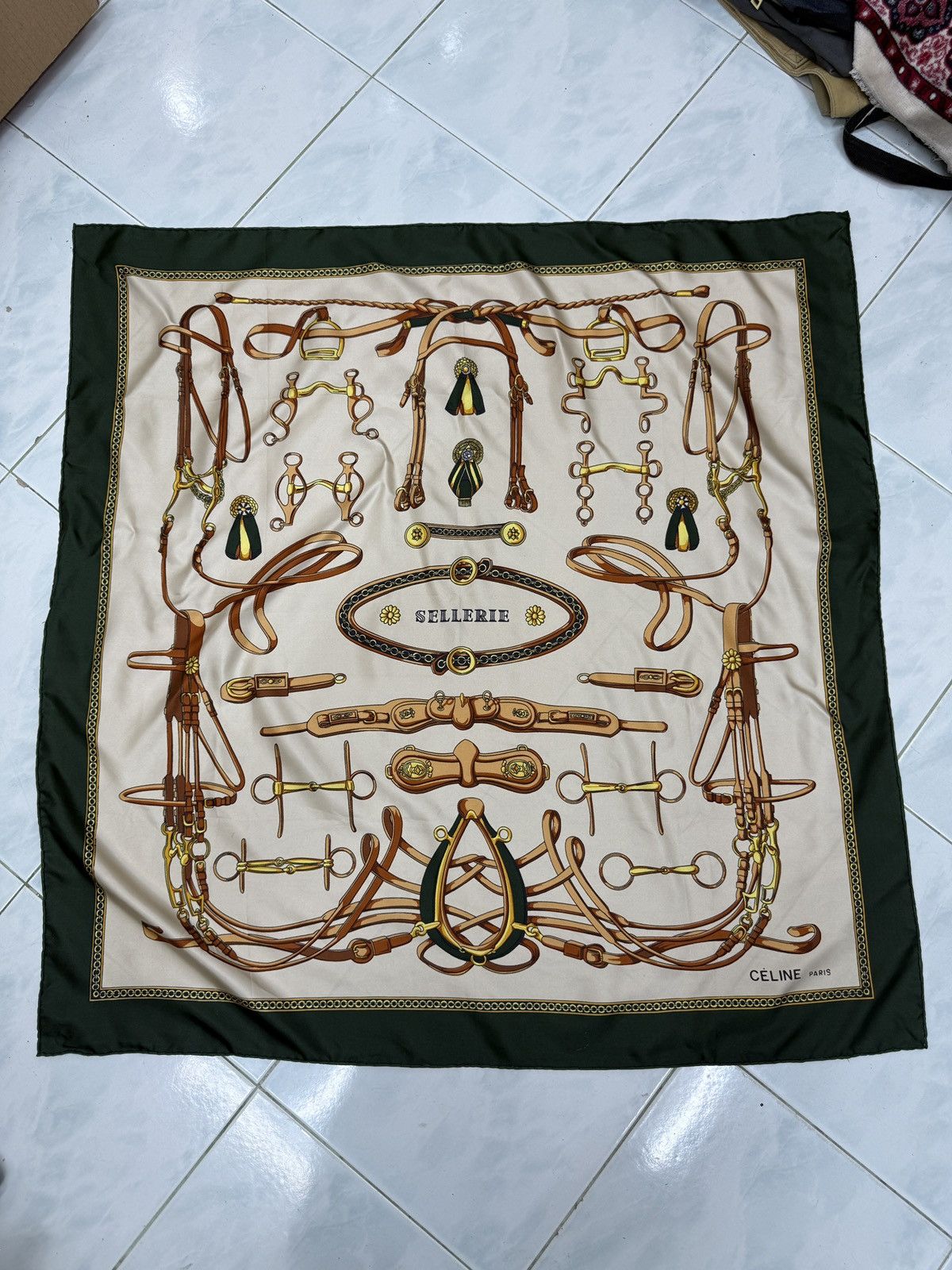 Celine 🔥🔥🔥ARCHIVE VINTAGE CELINE SILK SCARF Size ONE SIZE - 1 Thumbnail