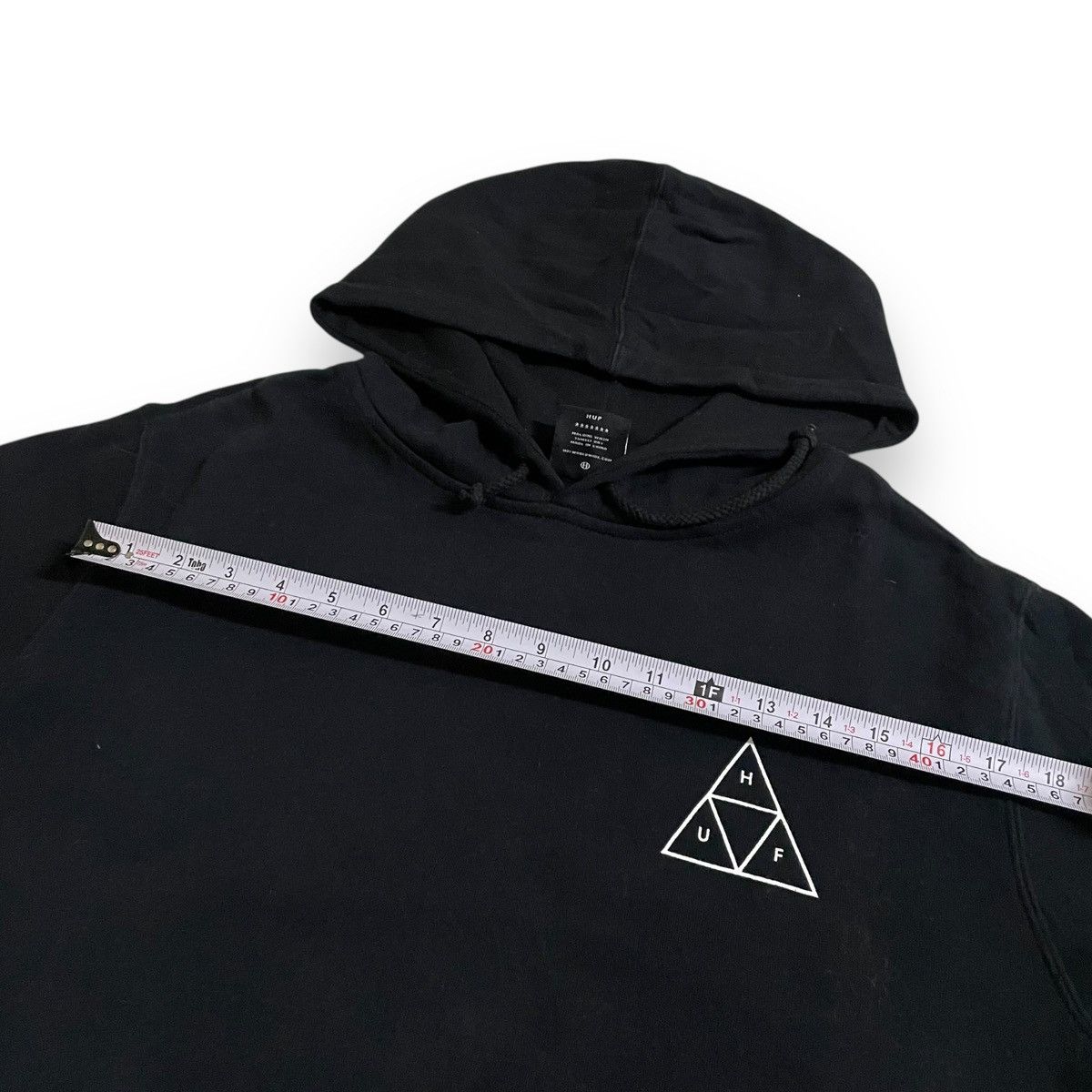 Huf All Black Hoodie HUF Skateboarding Streetwear Pullover Size US L / EU 52-54 / 3 - 11 Thumbnail