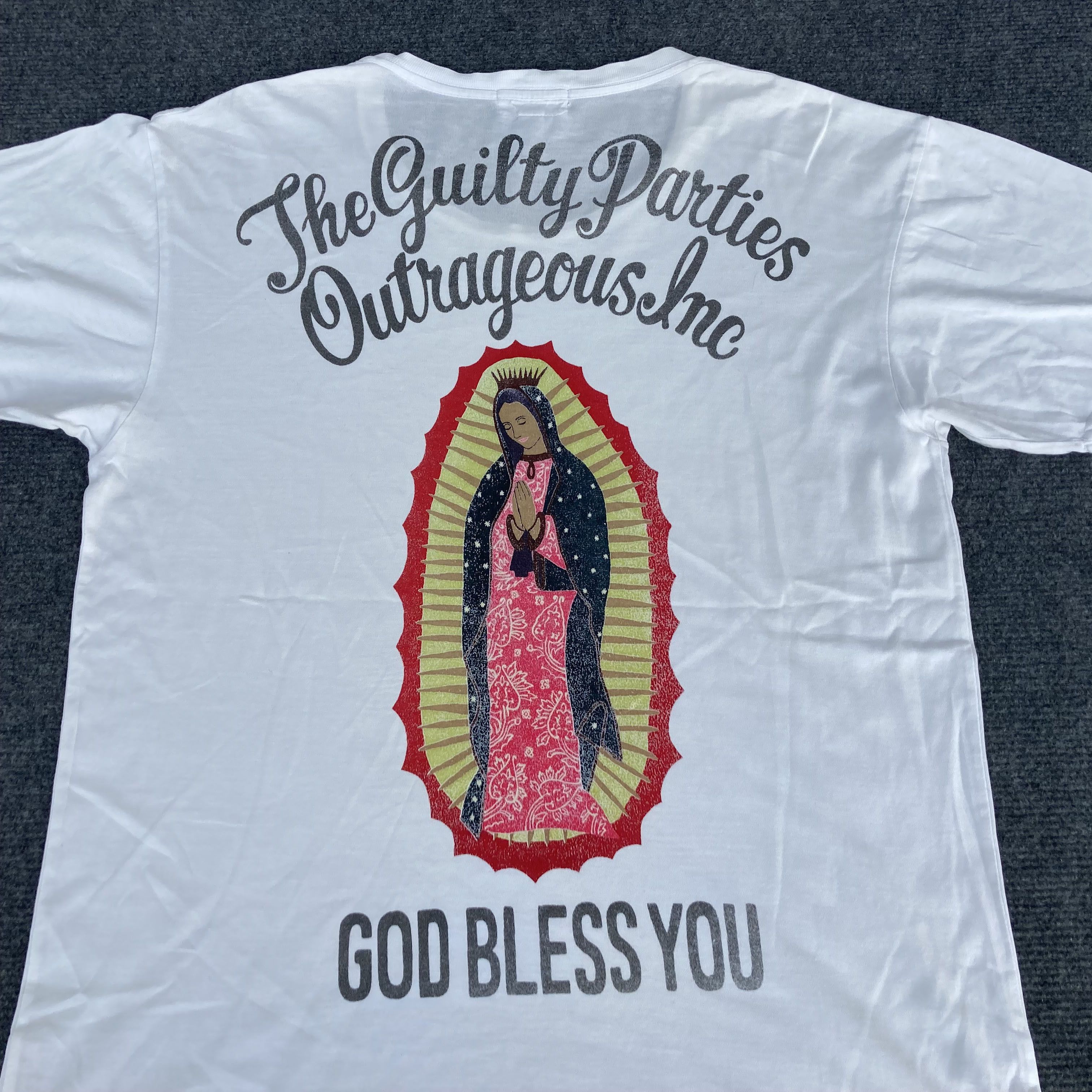 Wacko Maria Vtg Wacko Maria Guilty Parties God Bless You Tee T Shirt Size US M / EU 48-50 / 2 - 7 Thumbnail