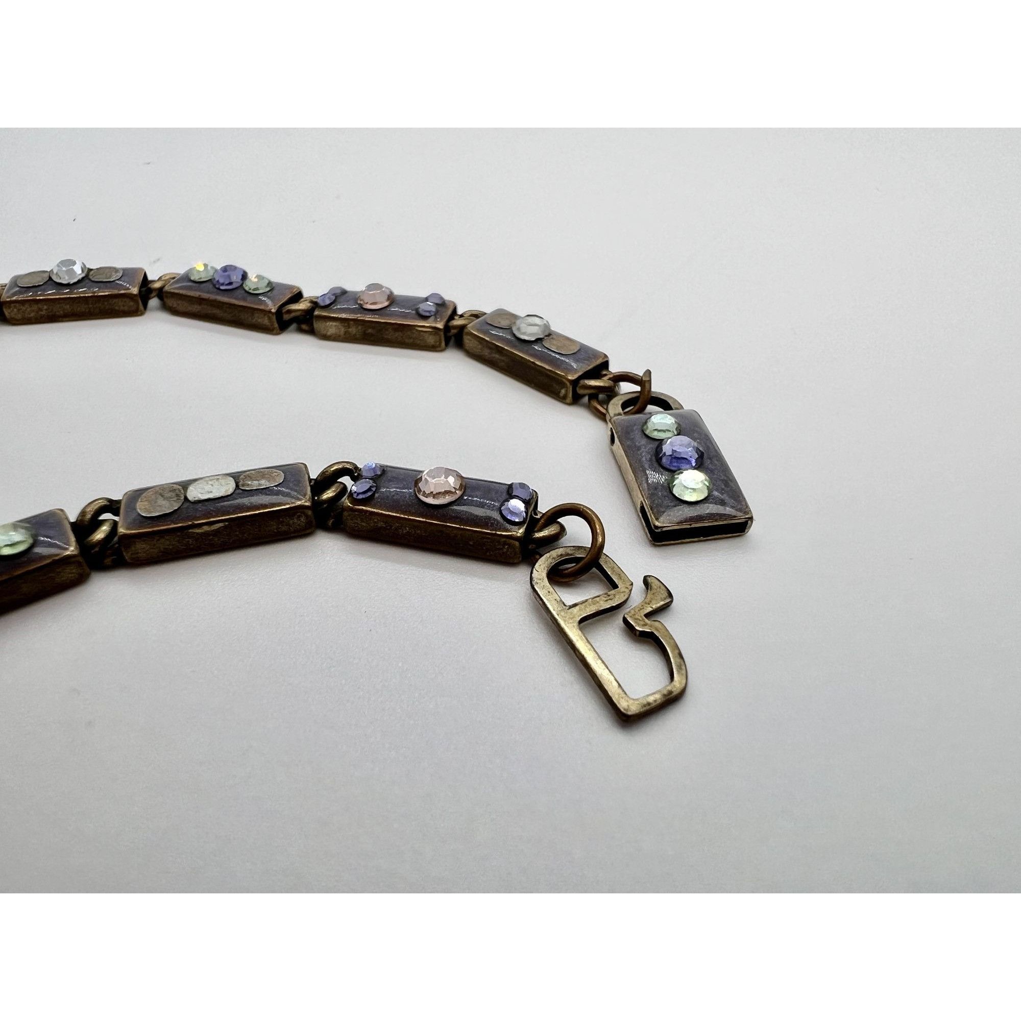 Designer VTG Anne Koplik Designs Art Deco Inspired Flat Back Rhinesto Size ONE SIZE - 4 Thumbnail