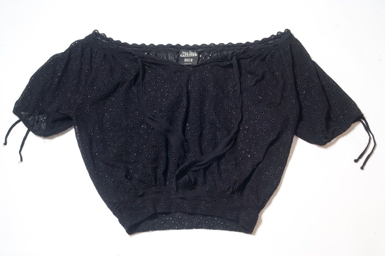 Jean Paul Gaultier Jean Paul Gaultier Femme 90s Vintage Mesh Top Size M / US 6-8 / IT 42-44 - 1 Thumbnail