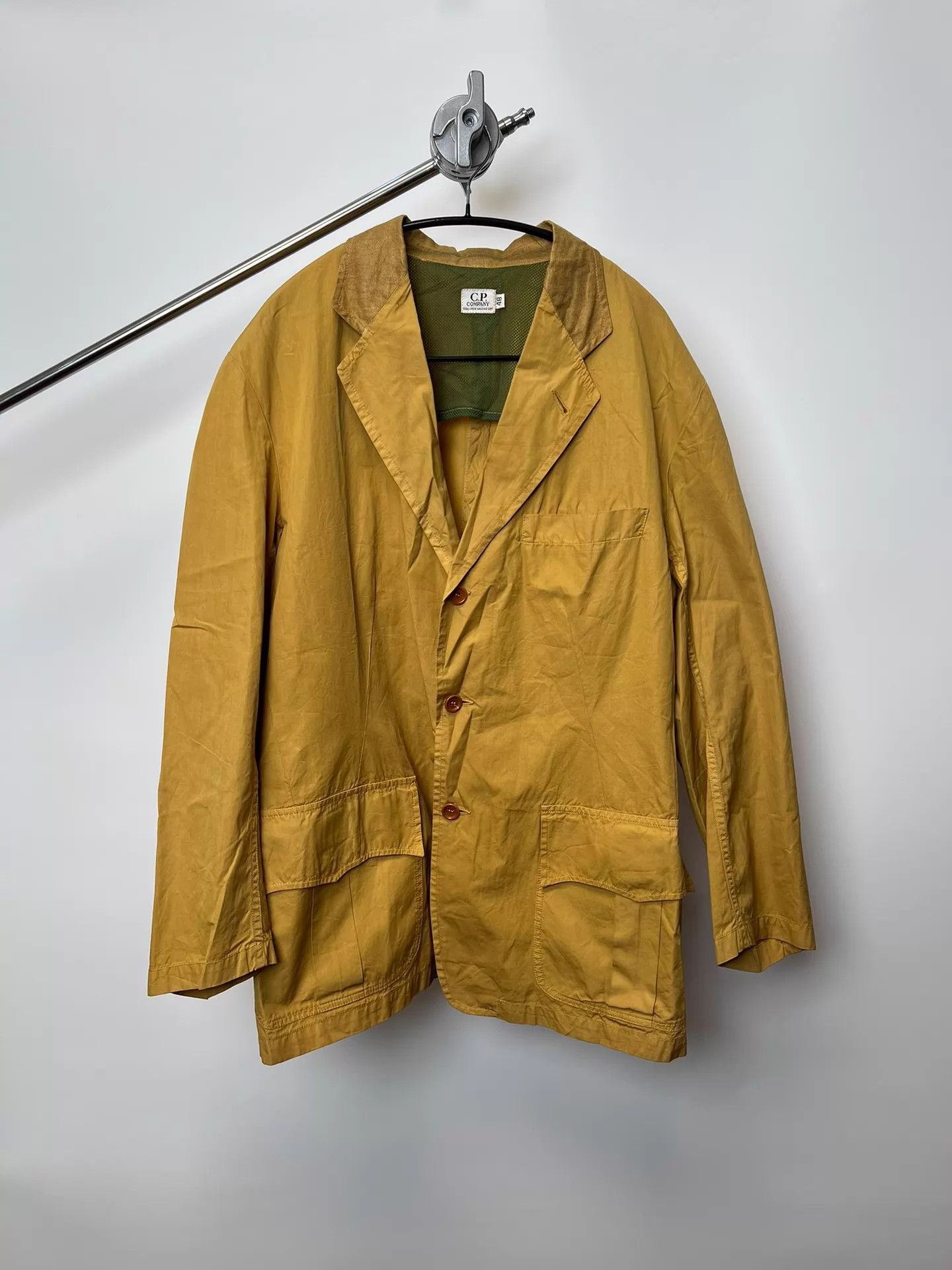 C.P. Company CP Company Vintage Italian Suit Jacket Yellow Size US M / EU 48-50 / 2 - 1 Thumbnail