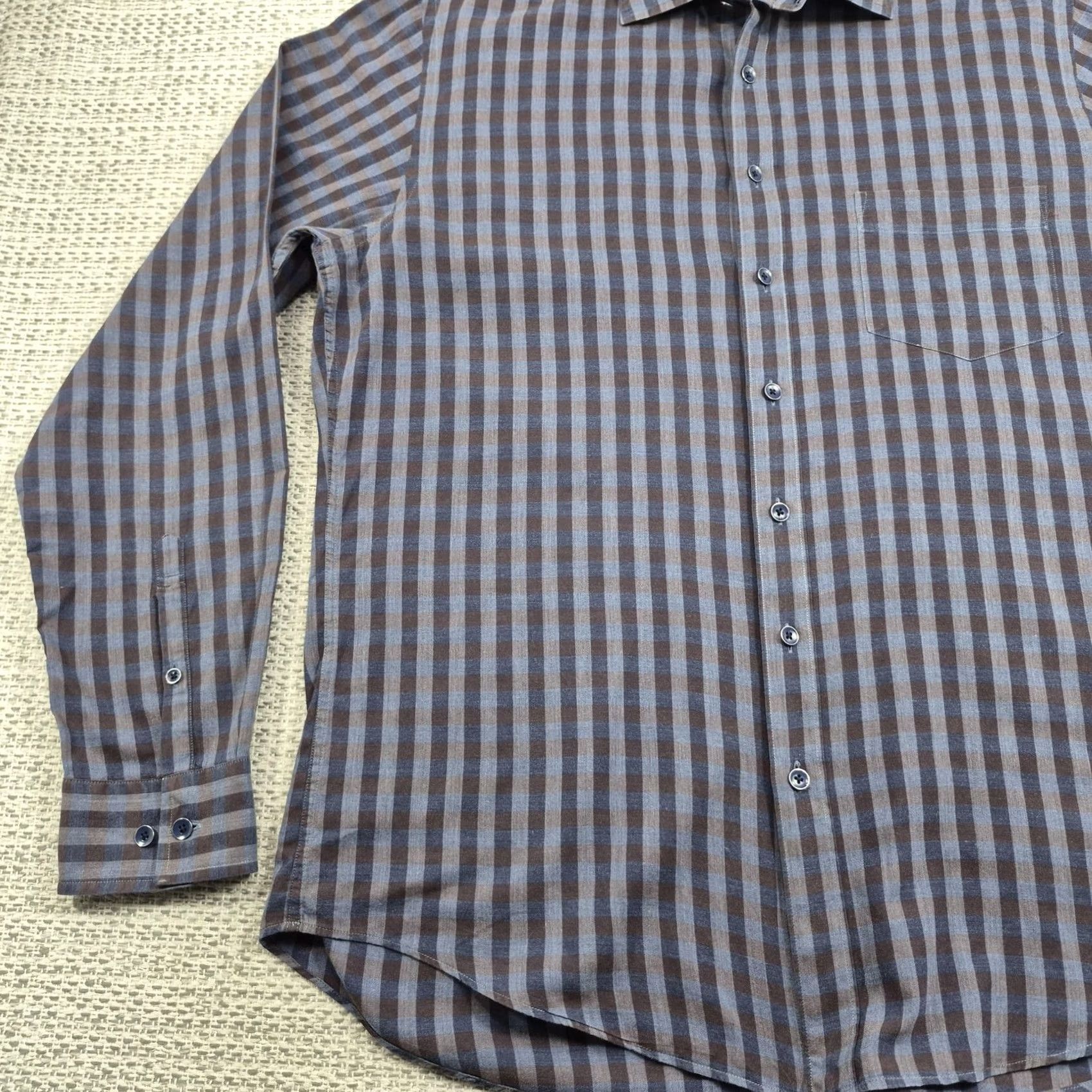 Rodd & Gunn Rodd & Gunn Button Up Shirt Mens Large Check Long Sleeve Casual Preppy Size US L / EU 52-54 / 3 - 3 Thumbnail