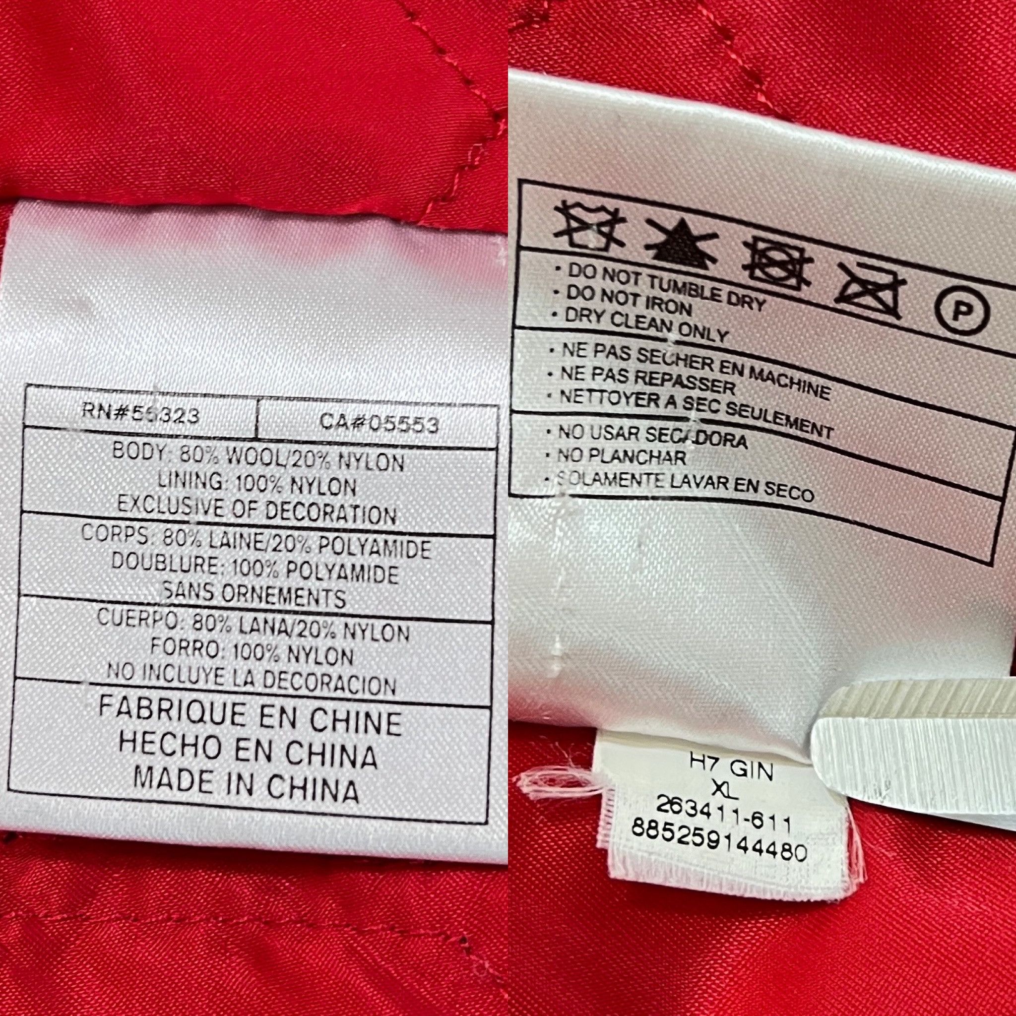 Nike × Supreme Supreme Nike SB Varsity Jacket Red 2007 Size US XL / EU 56 / 4 - 8 Thumbnail