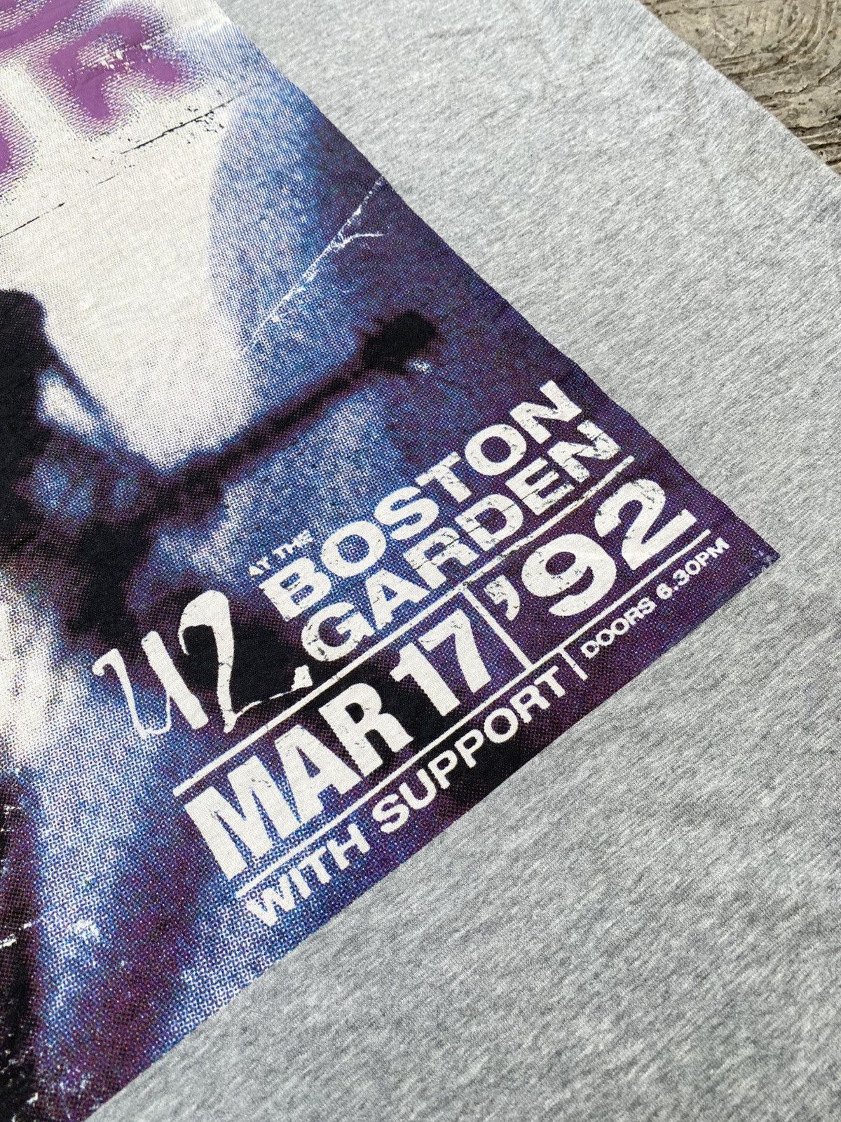 Band Tees × Uniqlo × Vintage Vintage U2 Zoo Tour 1992 Boston Garden Tshirt Size US XL / EU 56 / 4 - 4 Thumbnail