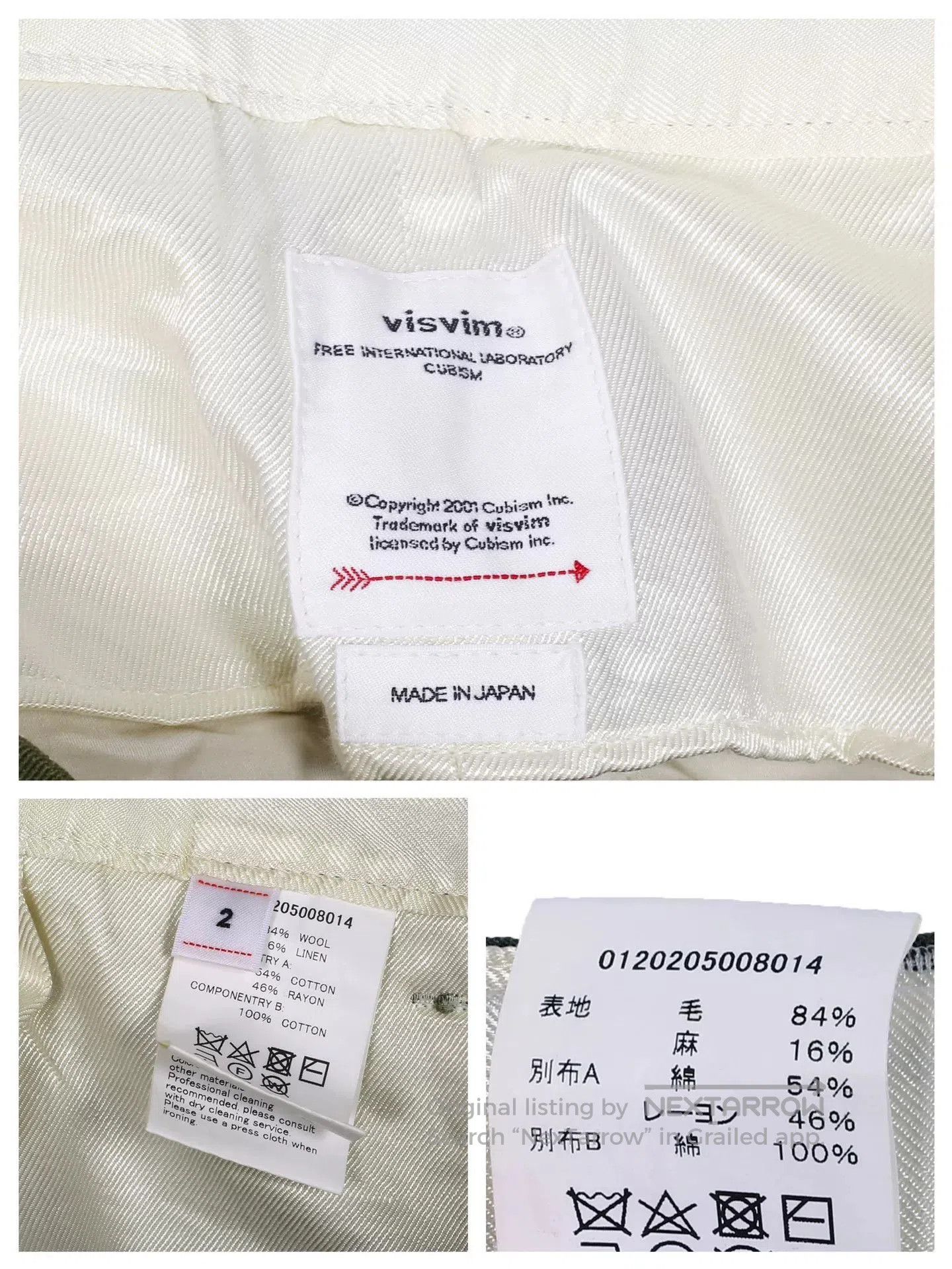 Visvim visvim CHINO PANTS HW (WIL). Size US 32 / EU 48 - 7 Thumbnail