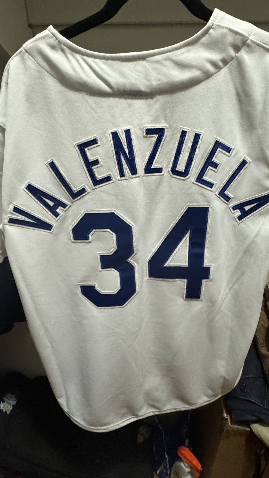 Mitchell & Ness Valenzuela Los Angeles Dodgers 1981 White Authentic Jersey Size US L / EU 52-54 / 3 - 2 Thumbnail