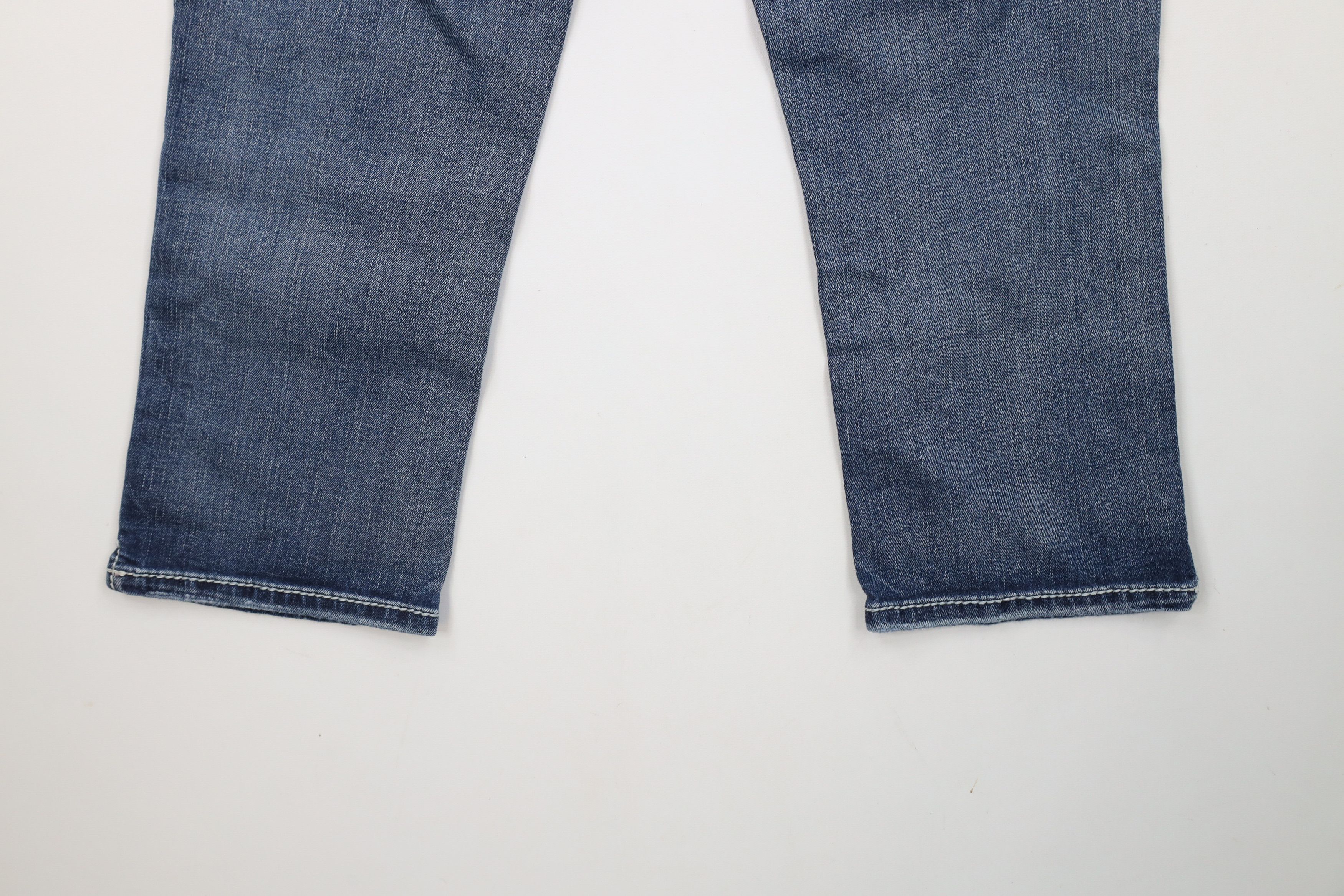 Miss Me × Vintage Miss Me USA Flag Signature Cuffed Capri Denim Jeans Blue Size 29" - 10 Thumbnail