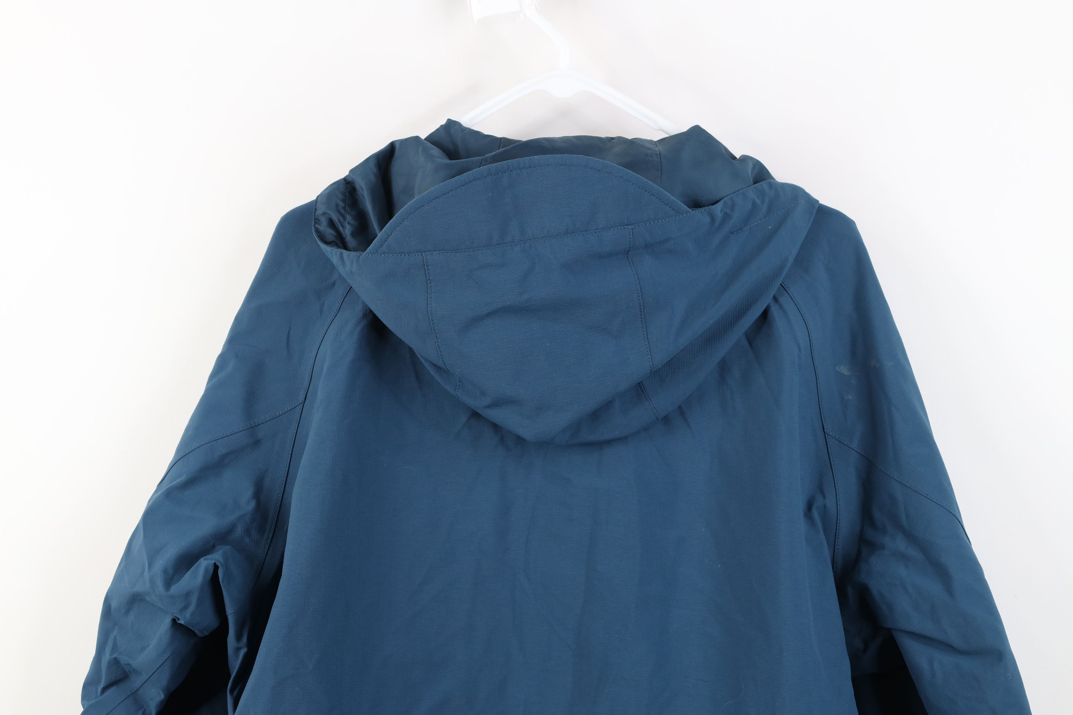Cabelas Vintage 90s Cabelas Goretex Hooded Rain Jacket Blue Size M / US 6-8 / IT 42-44 - 16 Thumbnail