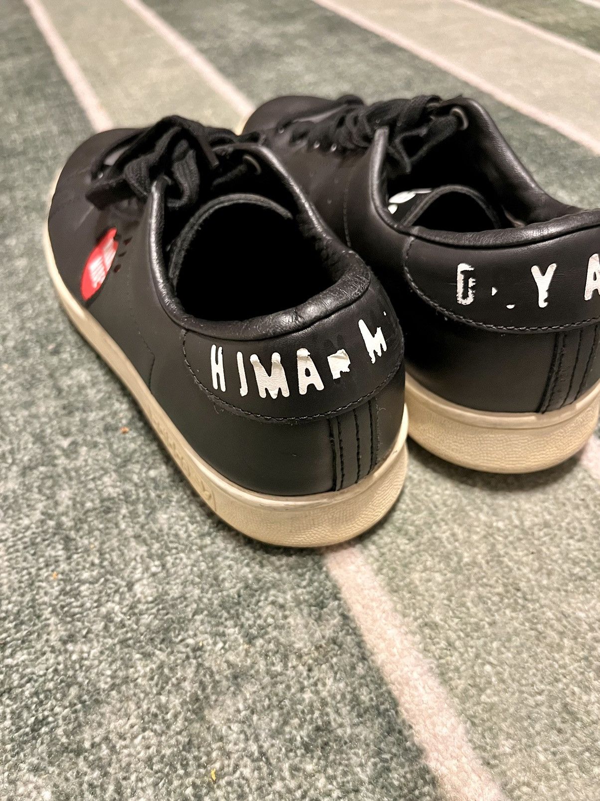 Adidas × Human Made Human Made Adidas Black Leather Low Top Sneakers Size US 8 / EU 41 - 5 Thumbnail