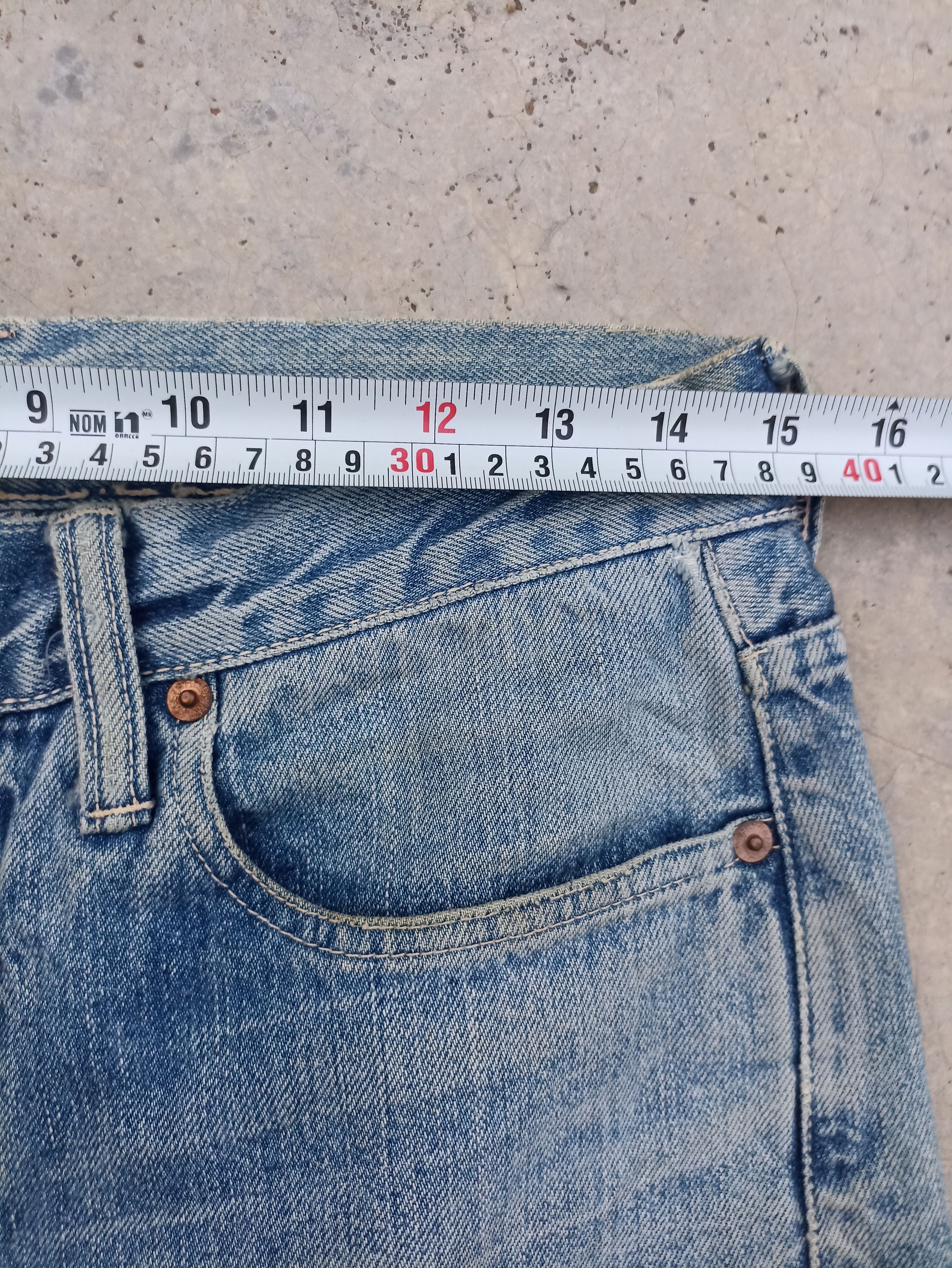 Le Grande Bleu (L.G.B.) Vintage LGB distressed jeans Blue Blue Japan mud washed Size US 30 / EU 46 - 17 Thumbnail